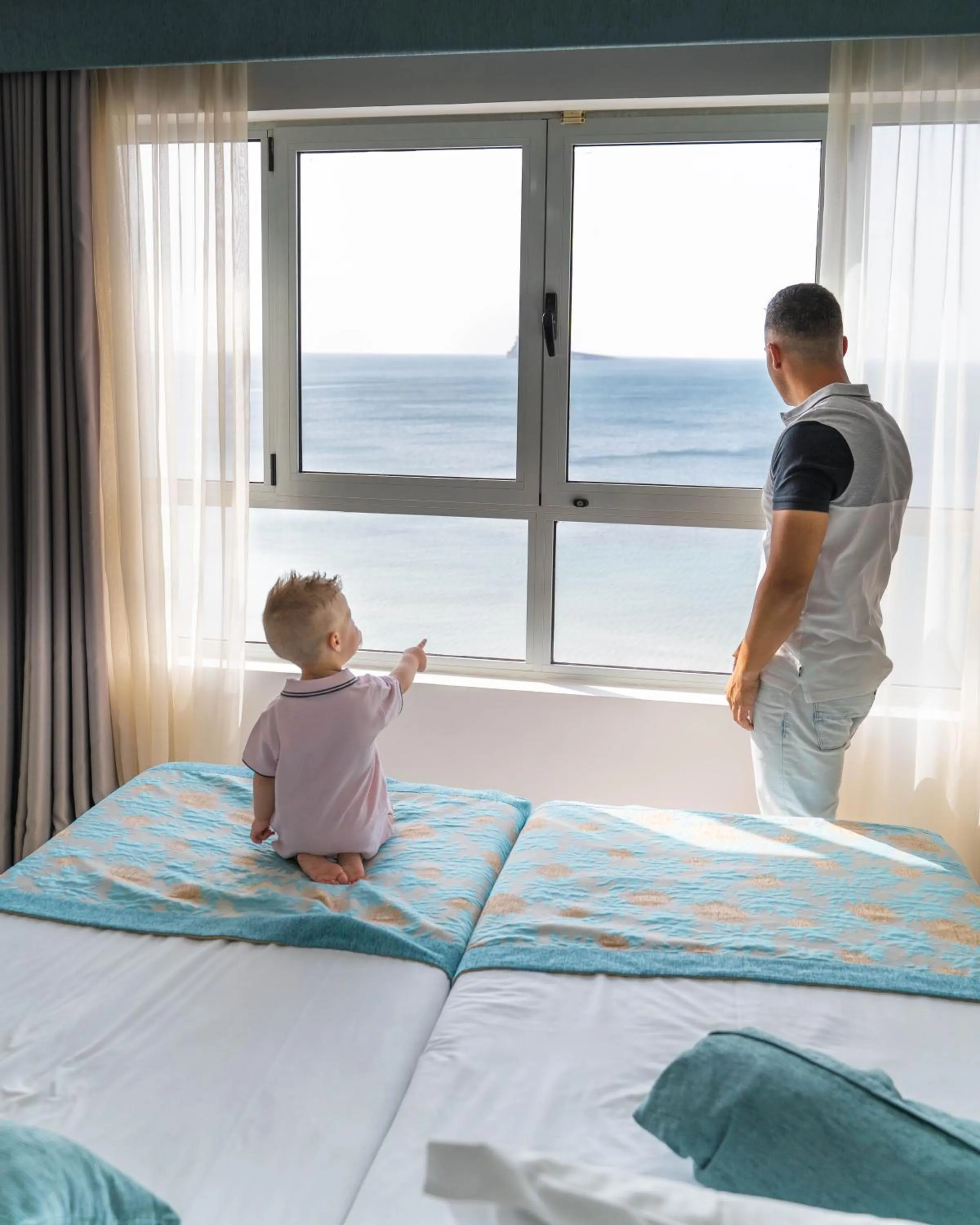 Bed in Hotel Villa del Mar