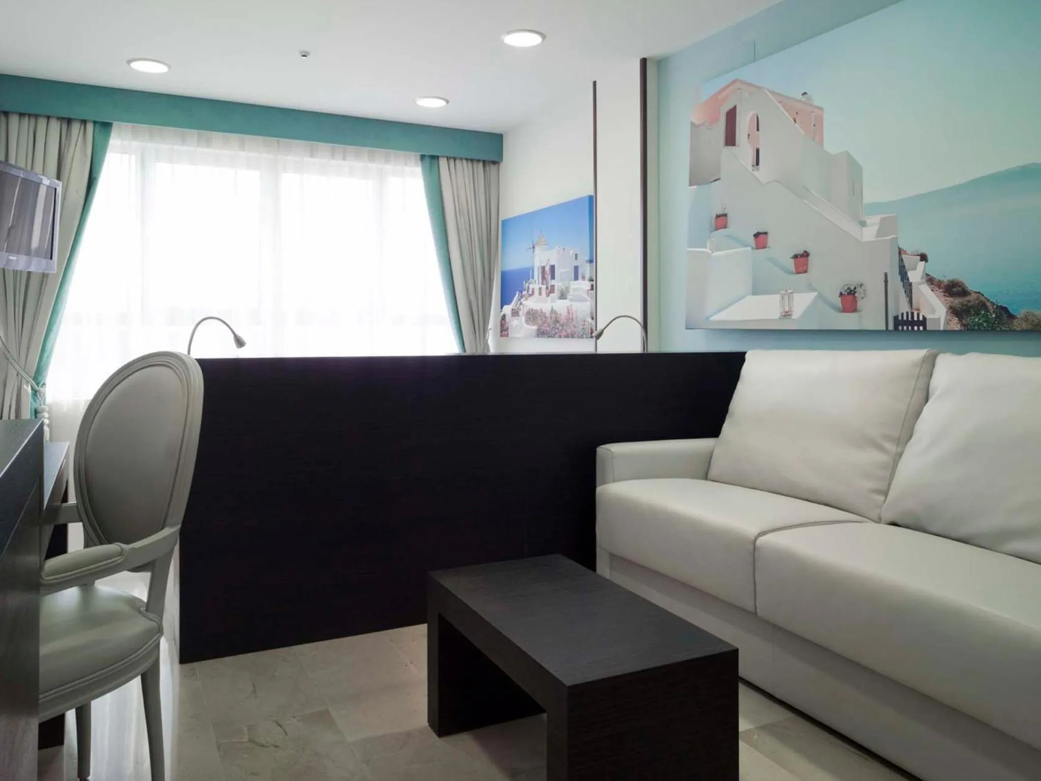 Seating area in Hotel Villa del Mar