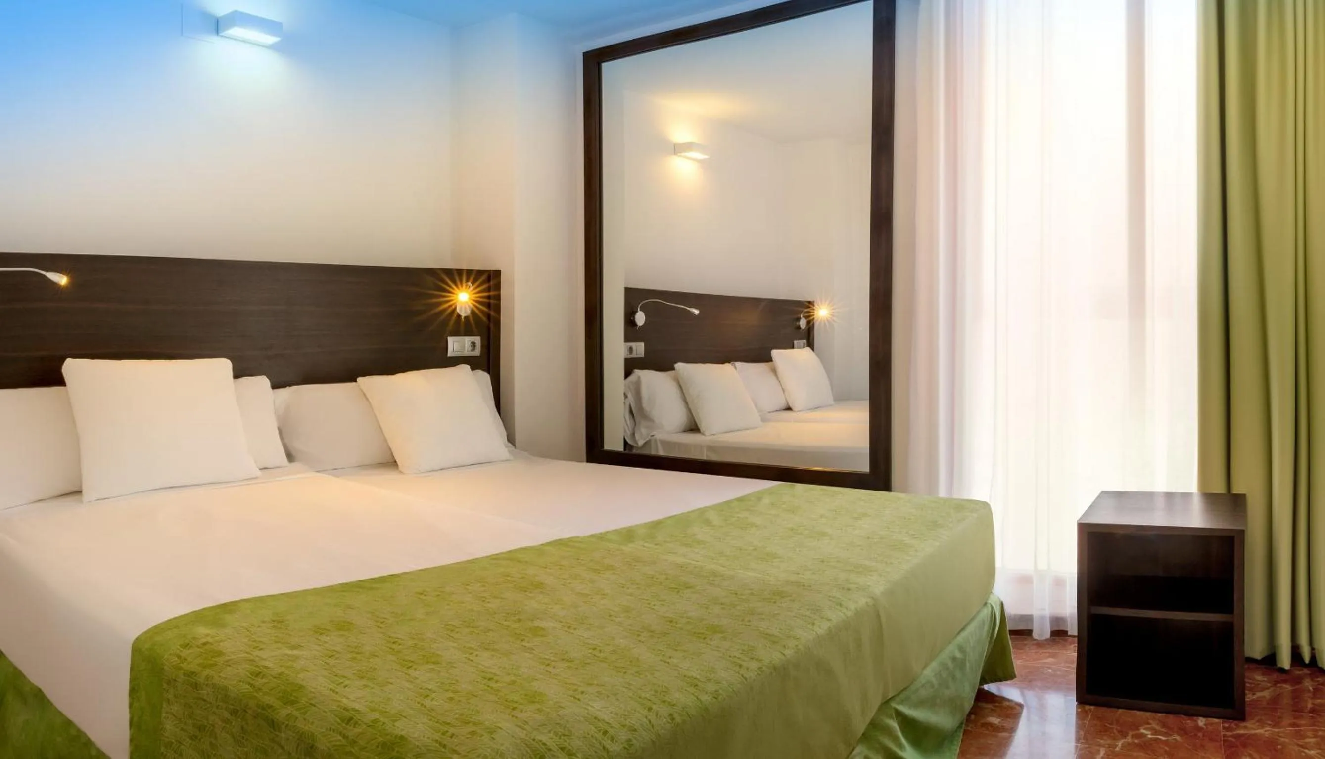 Bedroom, Bed in Magic Tropical Splash