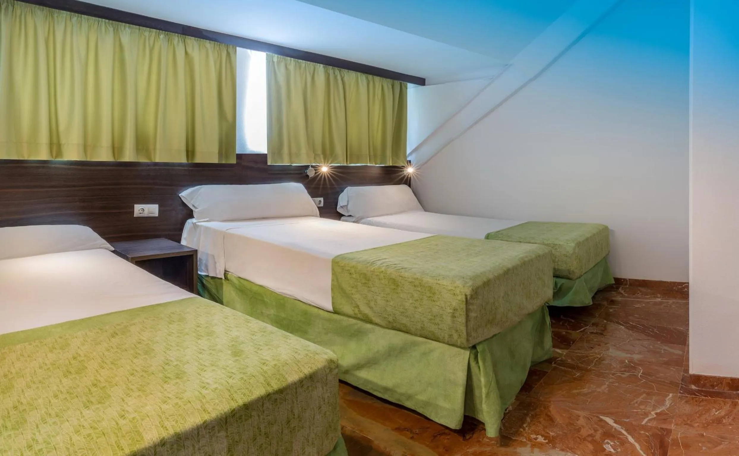 Bedroom, Bed in Magic Tropical Splash