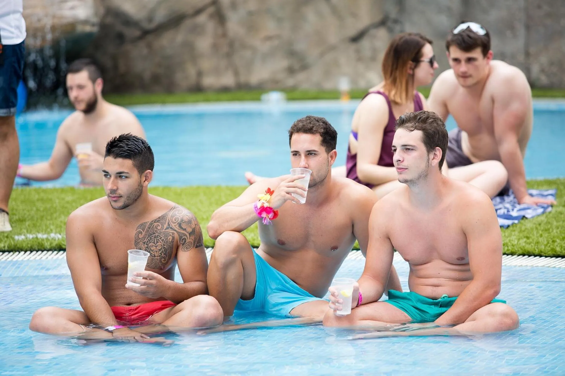 Swimming pool in BC Music Resort