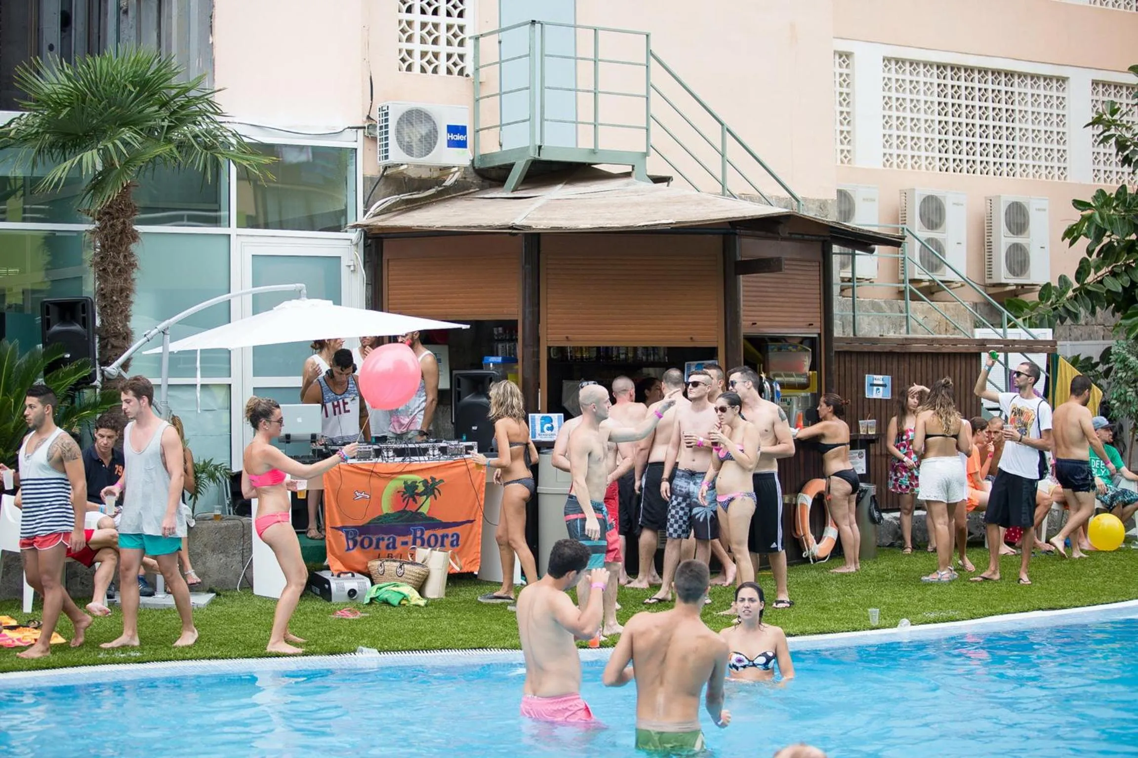 Swimming pool in BC Music Resort
