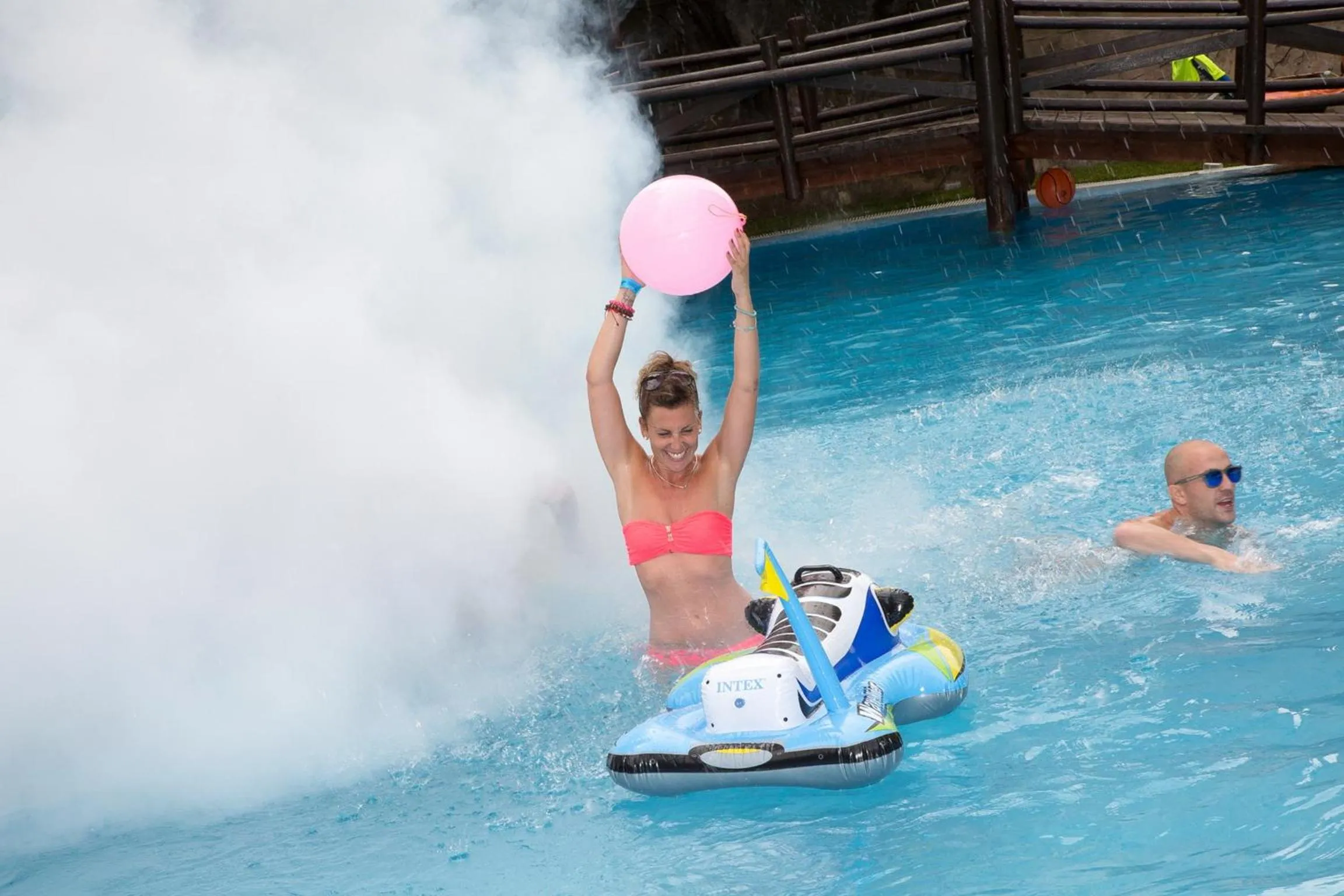 Swimming pool in BC Music Resort