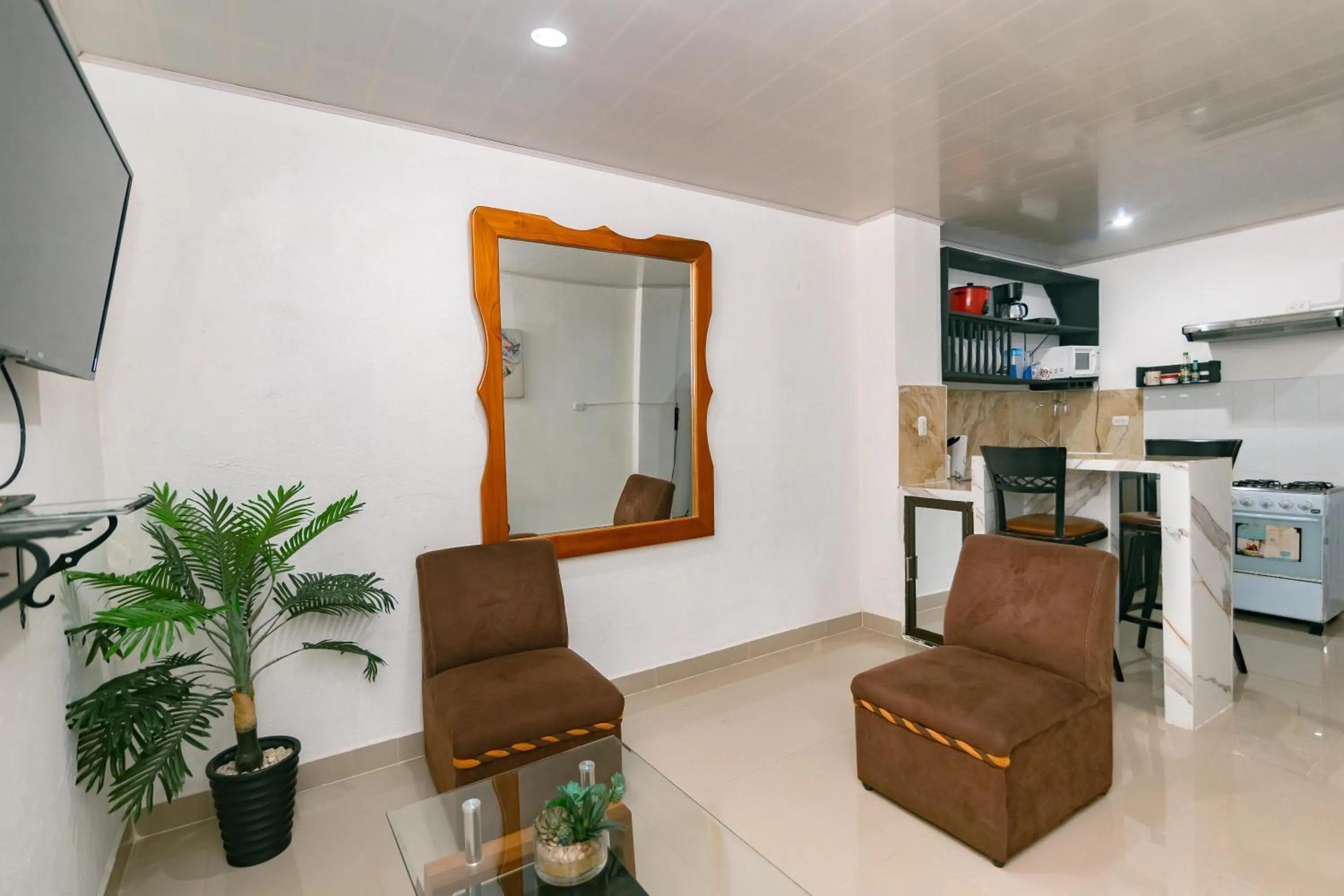 Kitchen or kitchenette in Vista del Pacifico Boutique Hotel