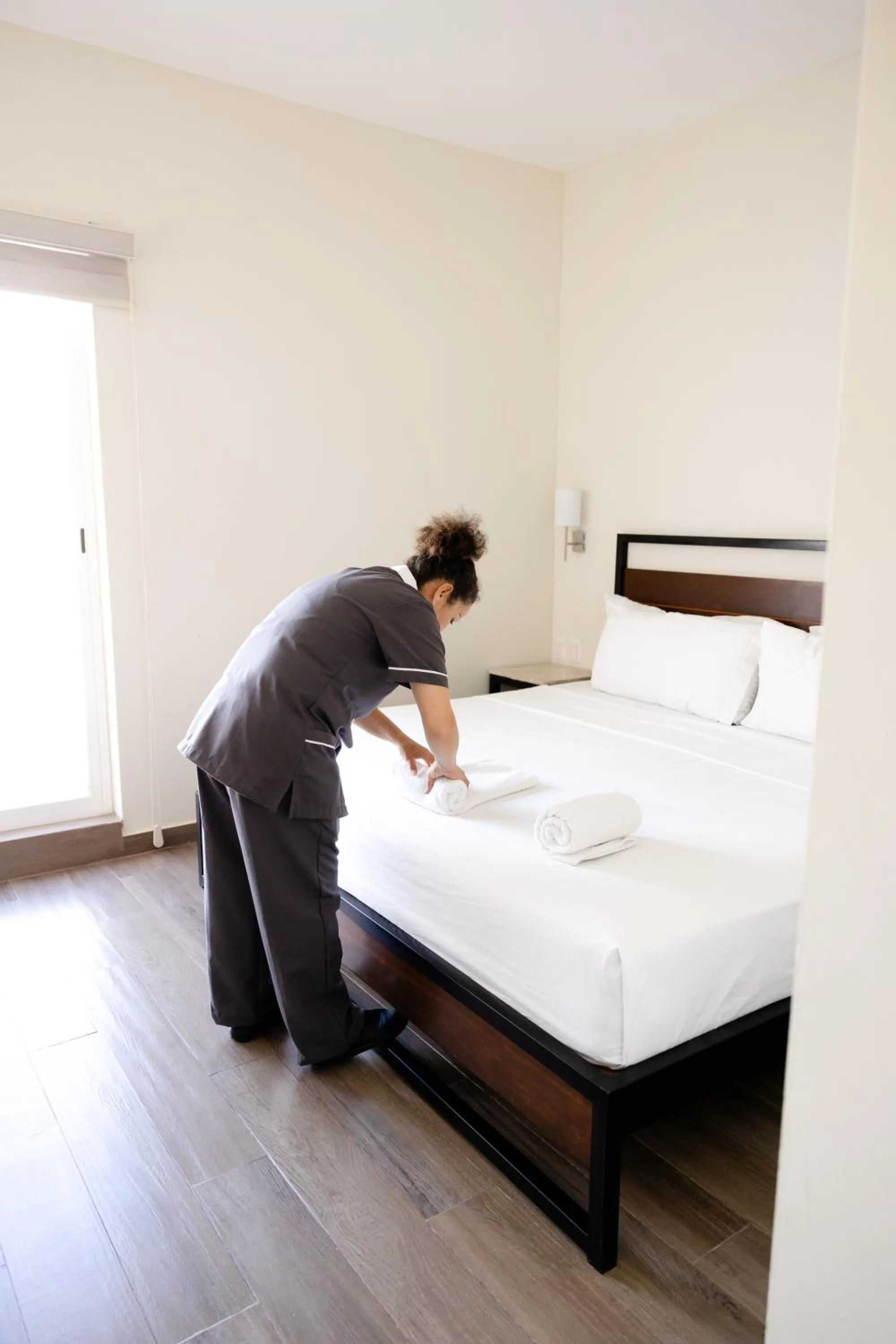 Bed in Hotel Refugio