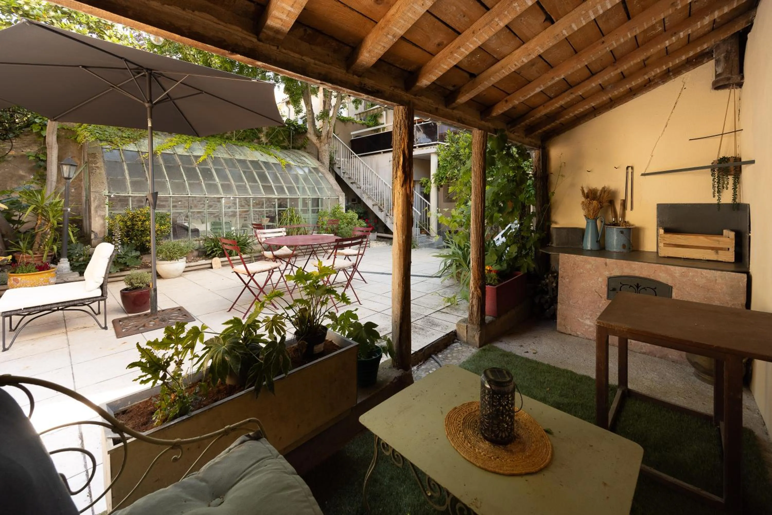 Garden in SalutBB Chambre d'hote