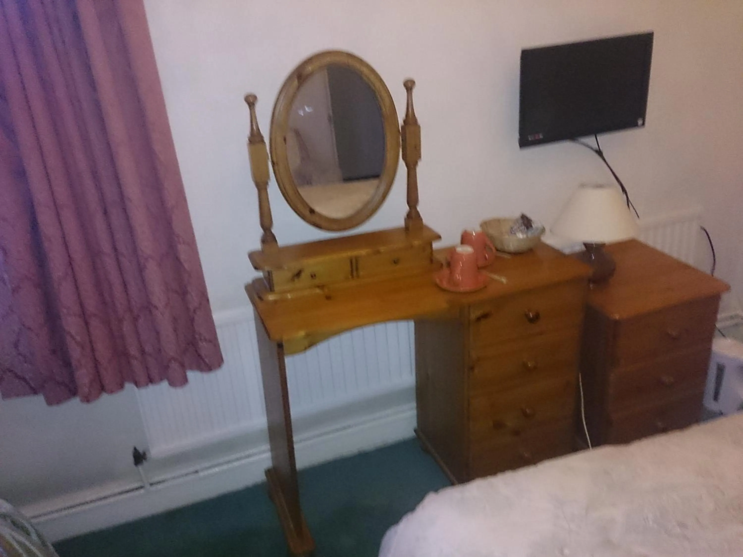 Decorative detail in OYO Rose & Crown Hotel