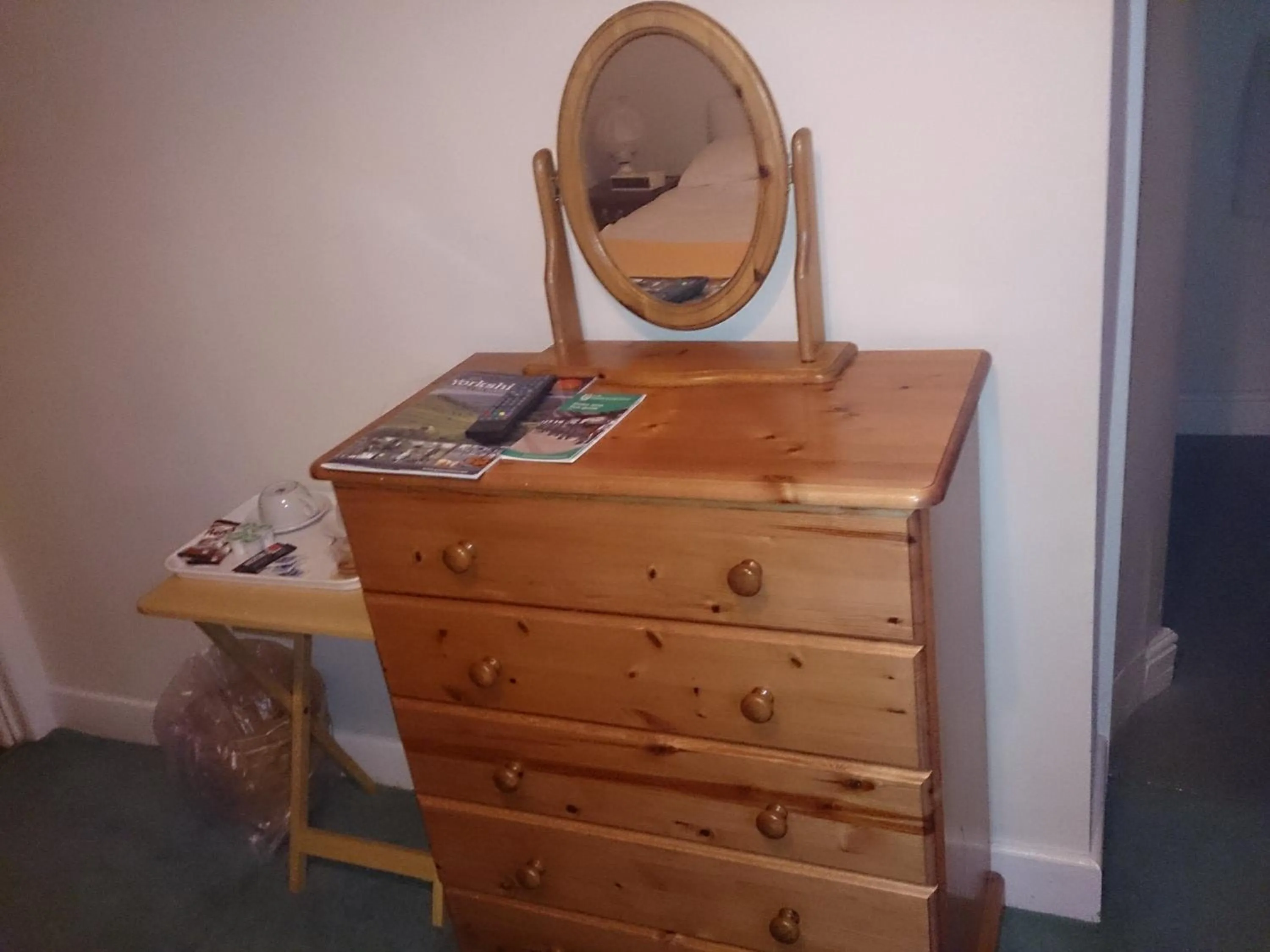 Decorative detail in OYO Rose & Crown Hotel