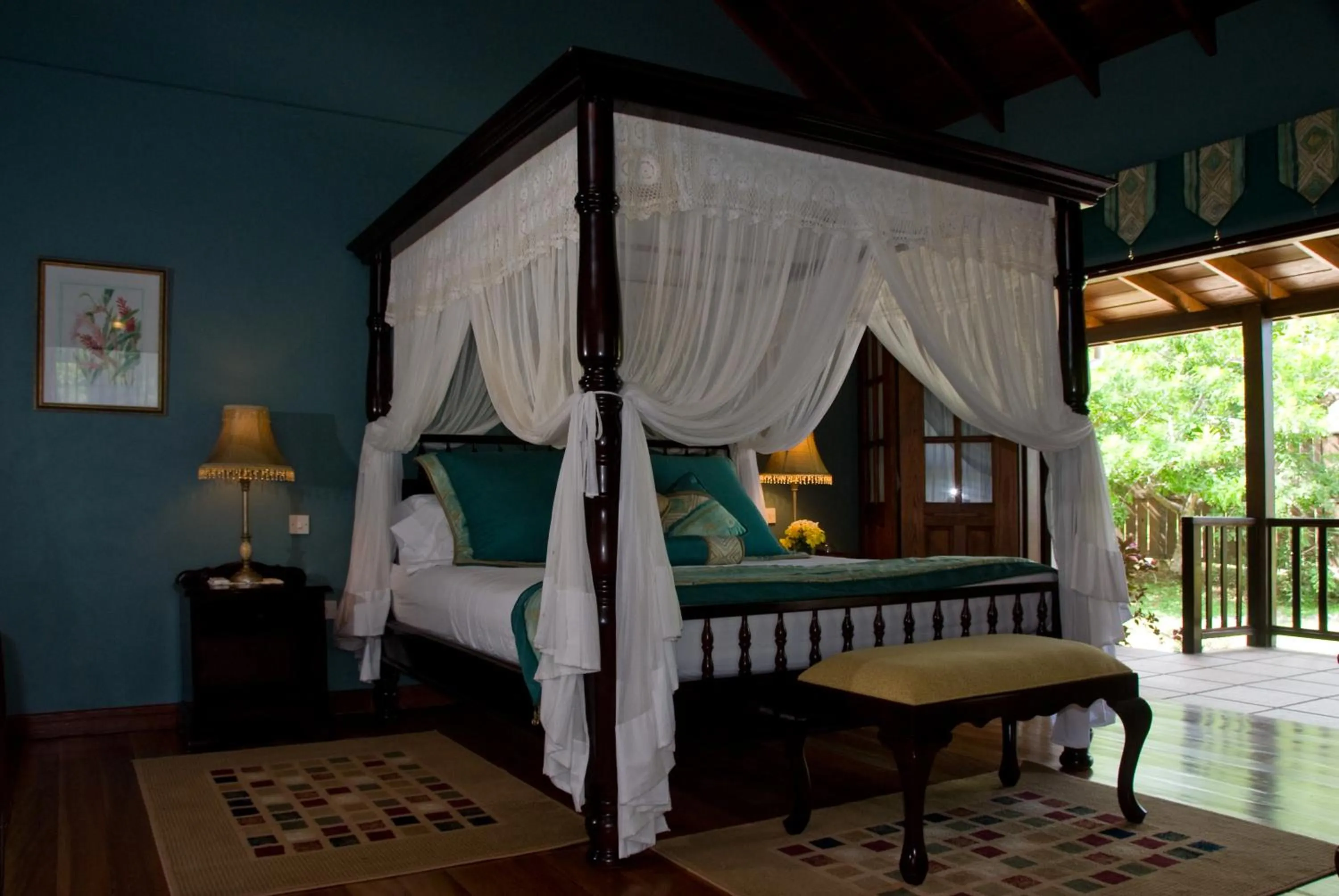 Bed in Spring Hotel Bequia