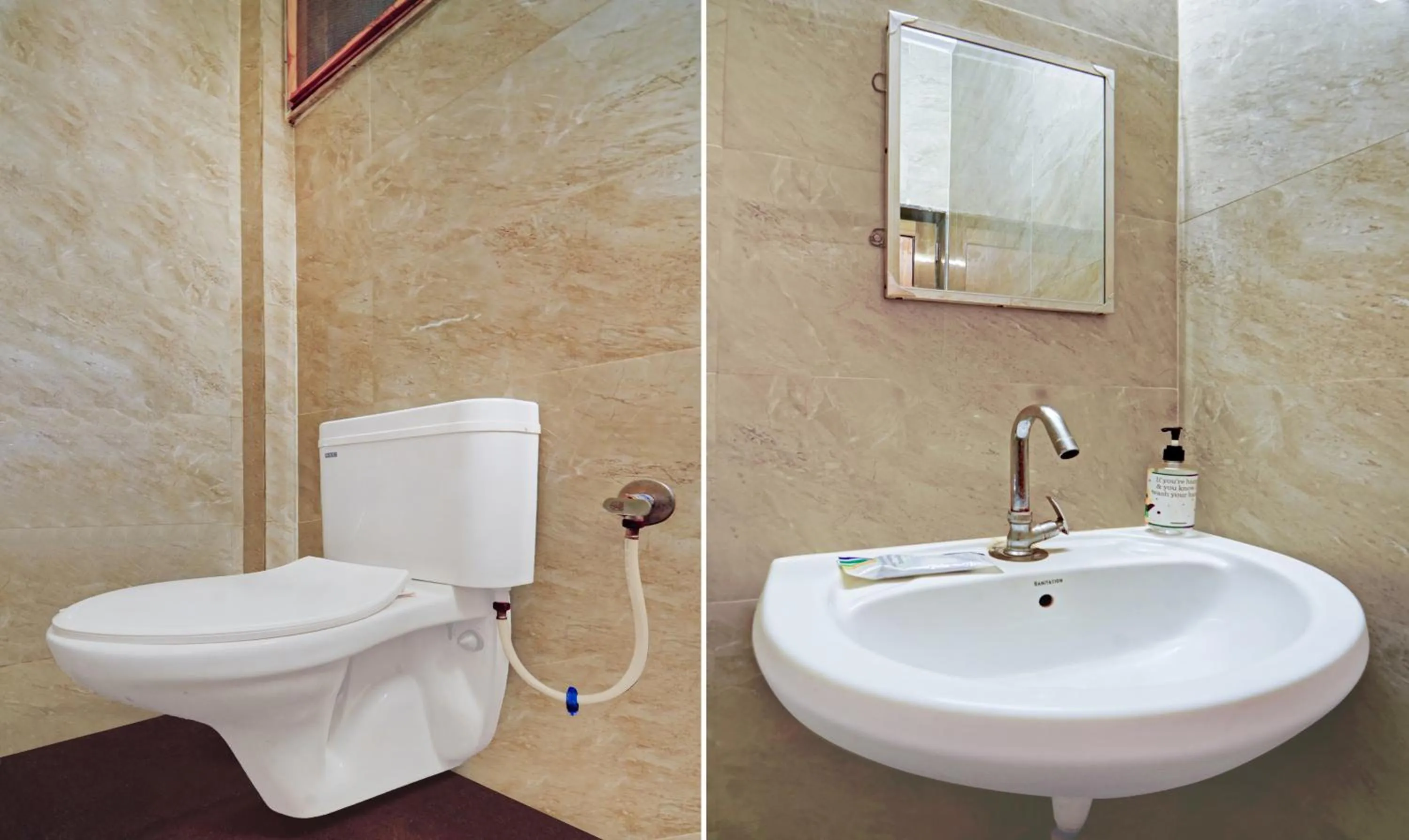 Bathroom in Treebo SS Residency With Mountain View