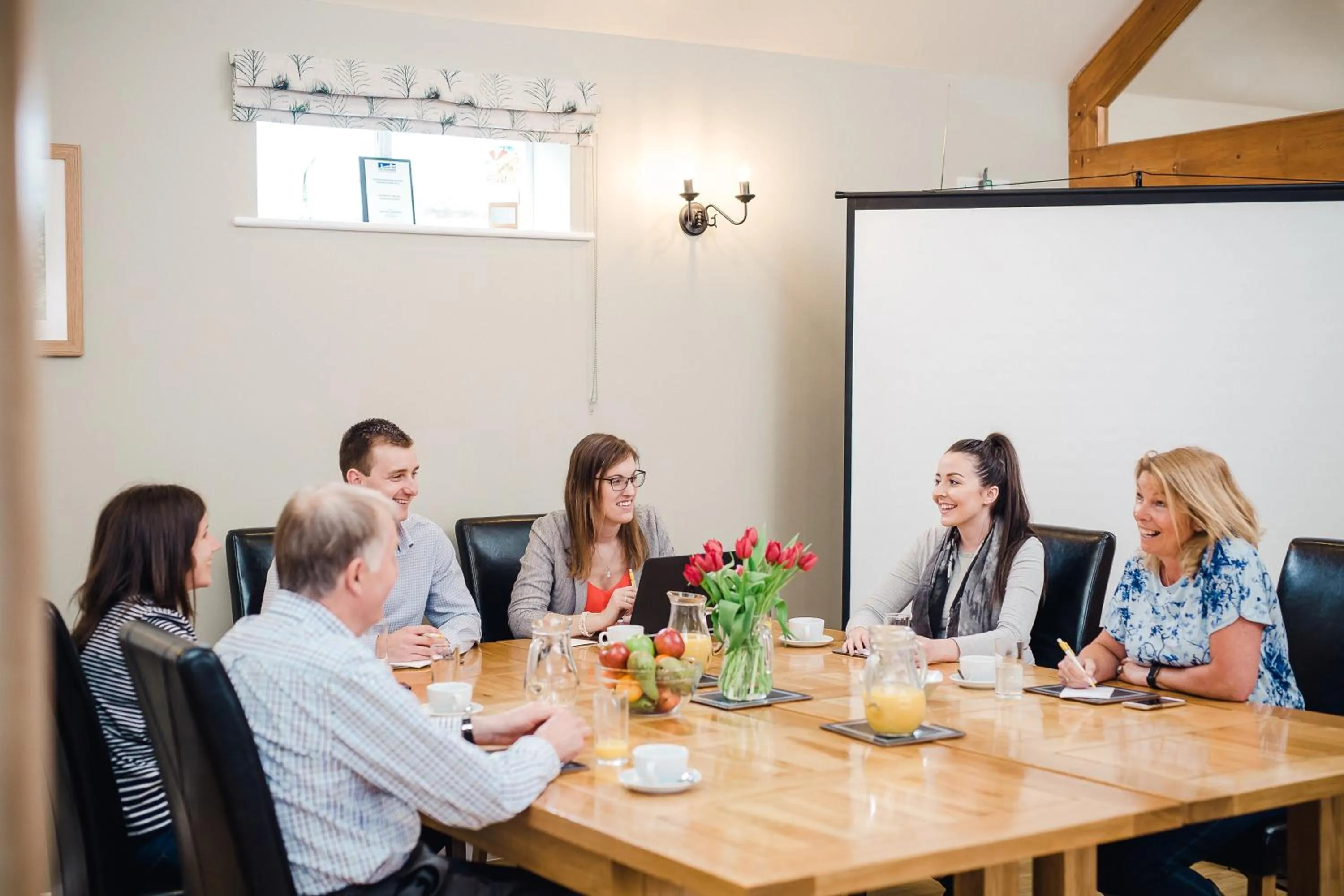 Meeting/conference room in Wold Escapes, Highfield Farm