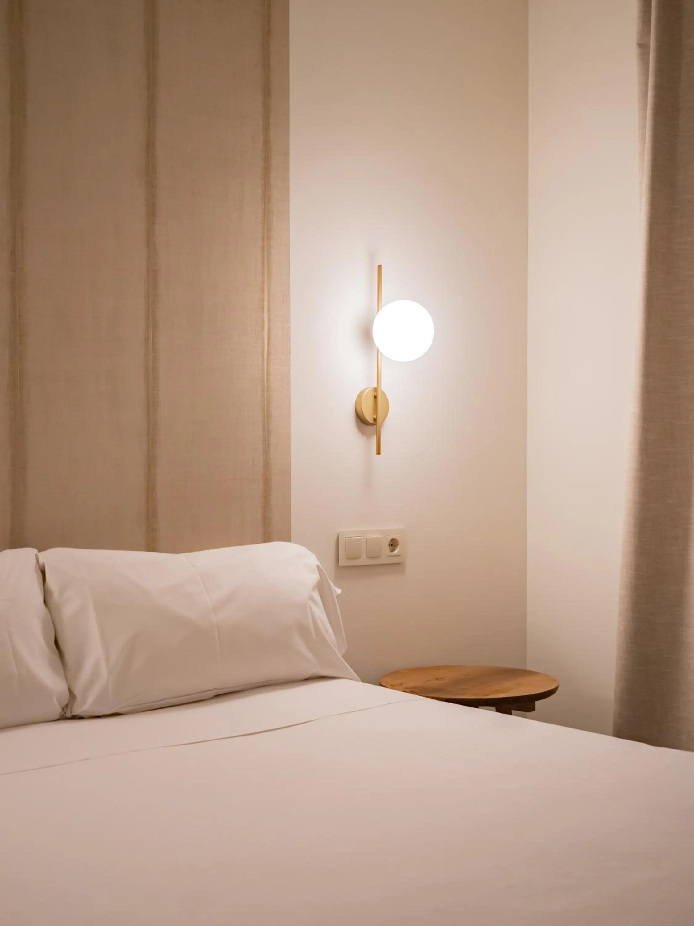 Bed in Hotel Oriente