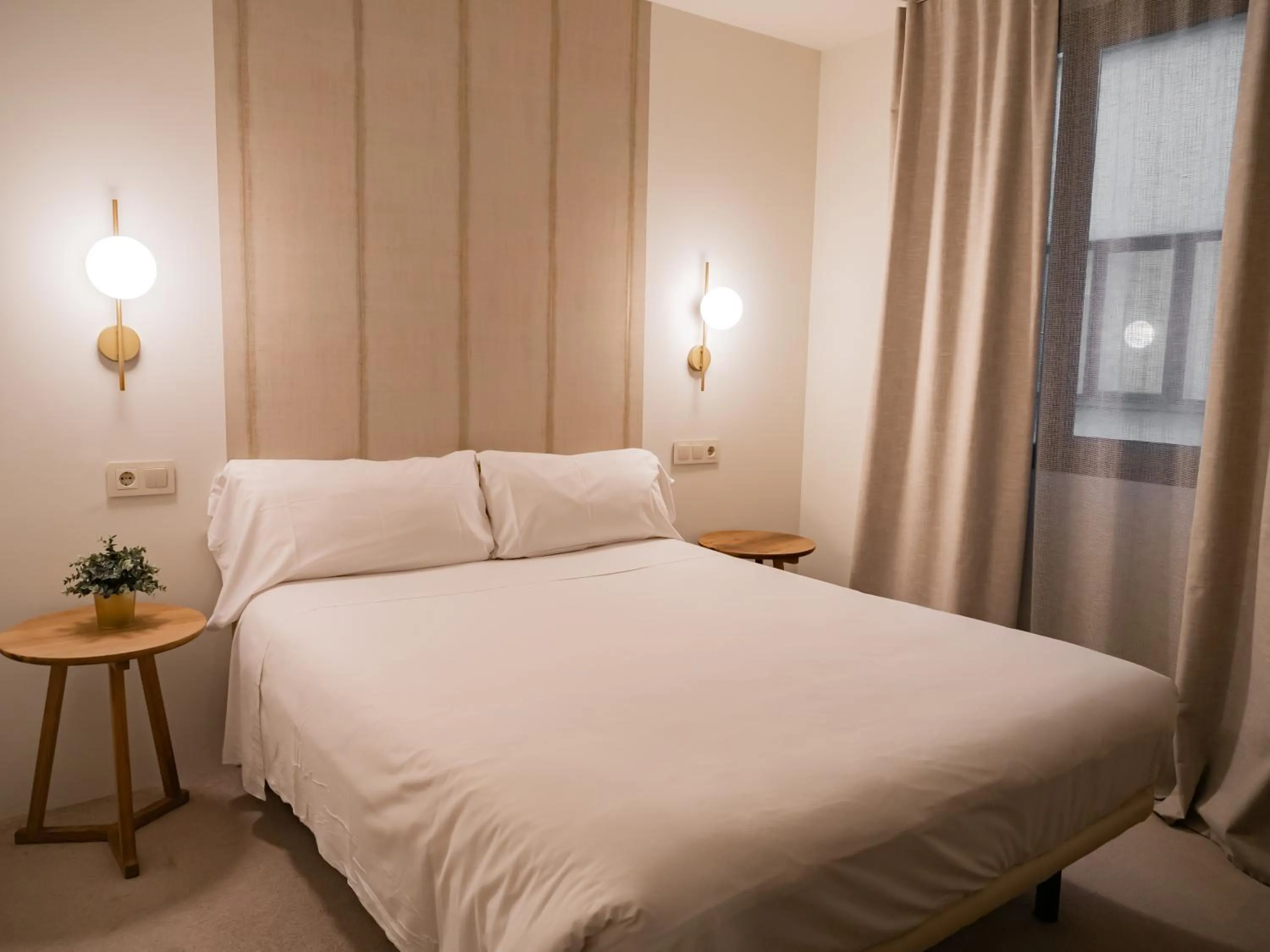 Bed in Hotel Oriente