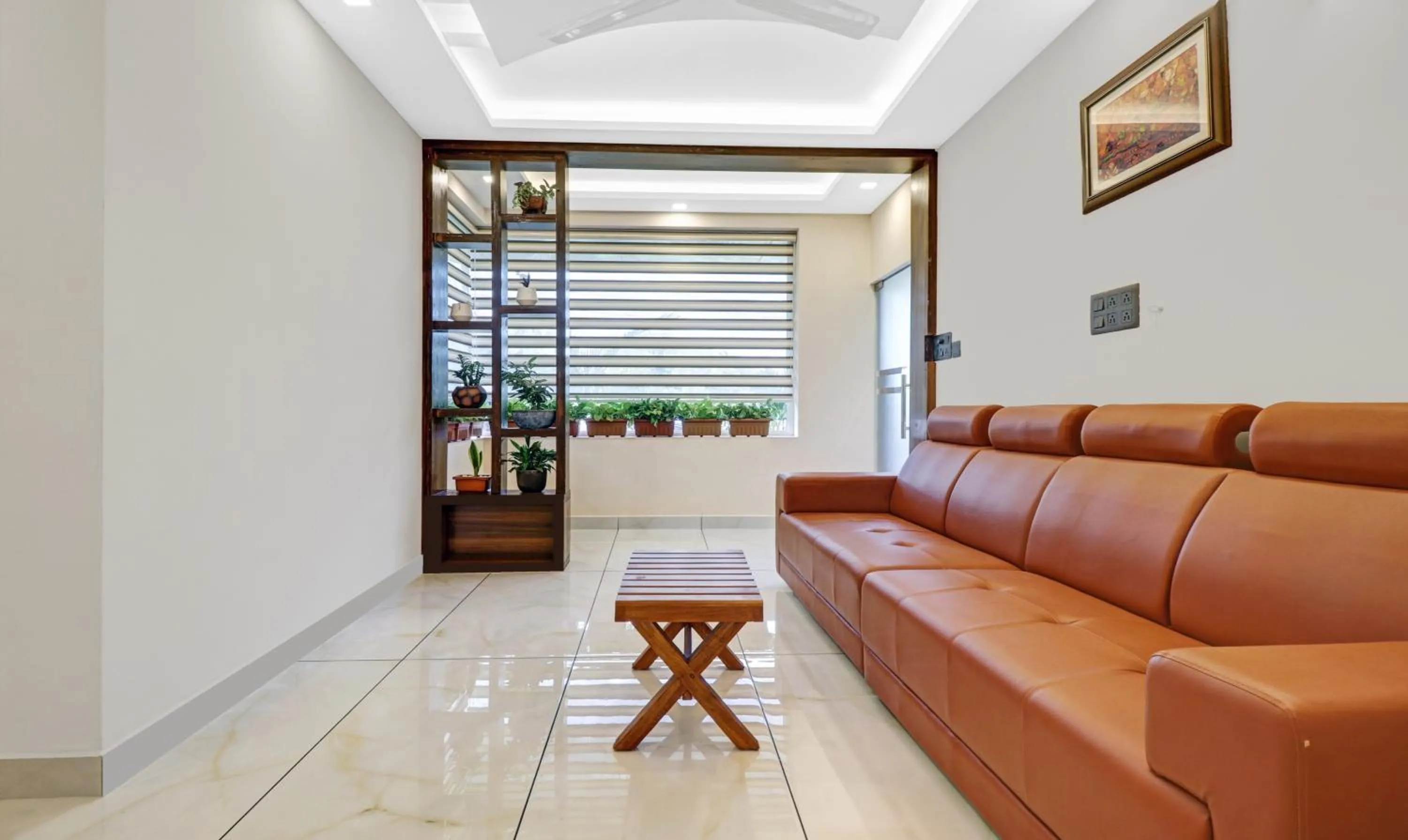 Seating area in Treebo Pushpak 500 mtrs from Chottanikkara temple