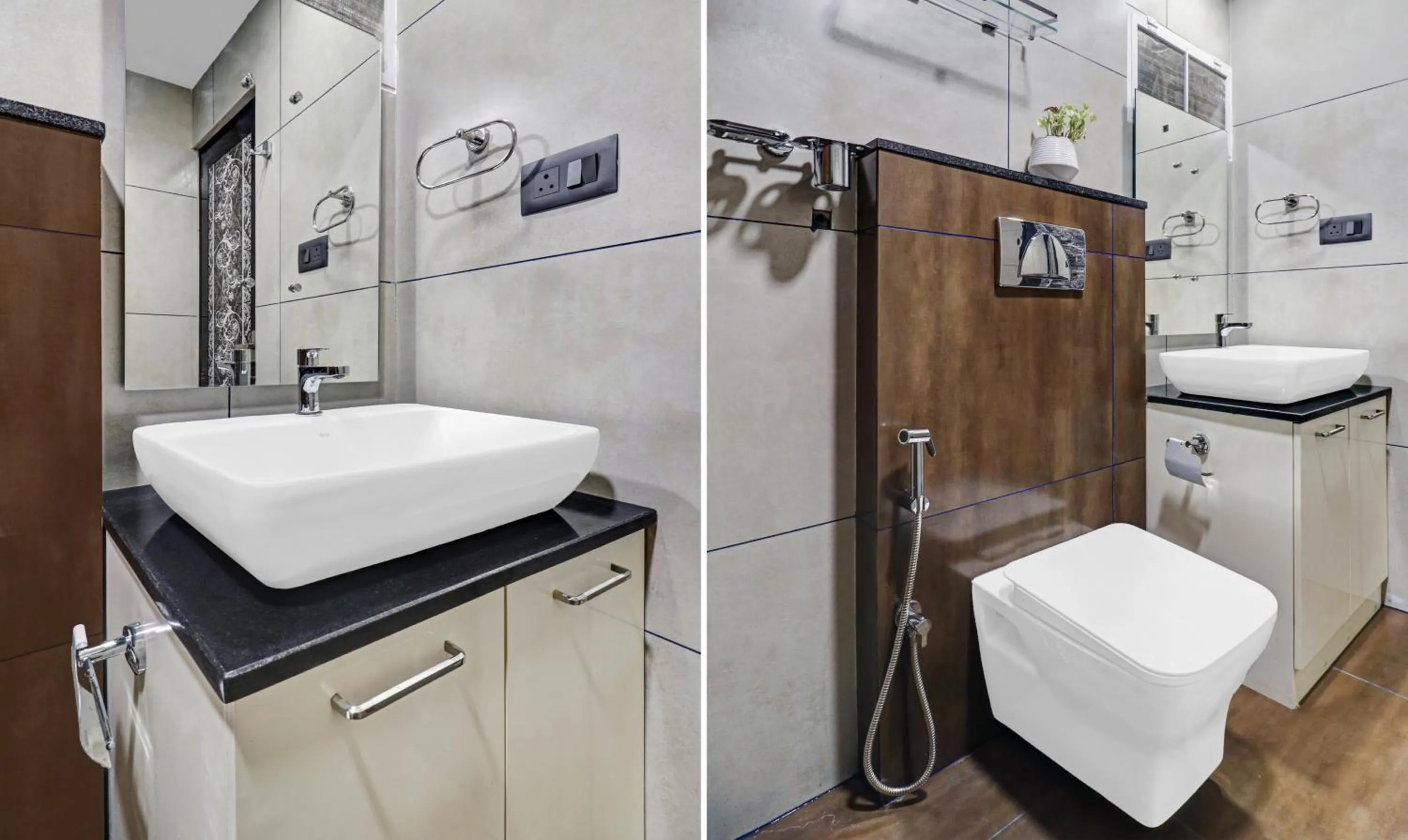 Bathroom in Treebo Pushpak 500 mtrs from Chottanikkara temple