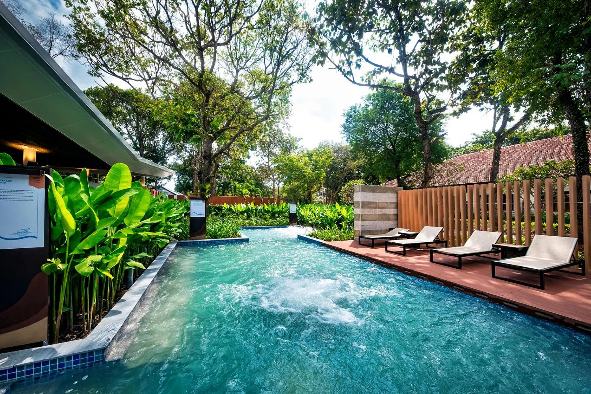 Swimming pool in Minera Hot Springs Binh Chau