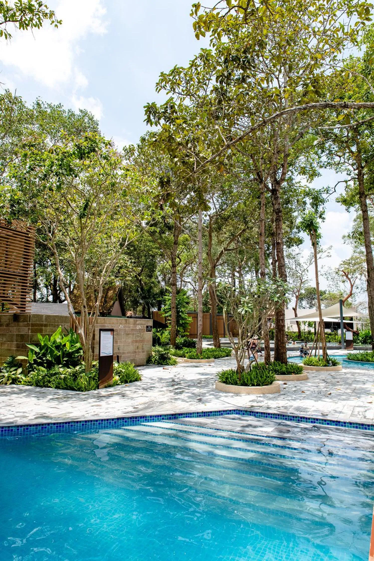 Swimming pool in Minera Hot Springs Binh Chau