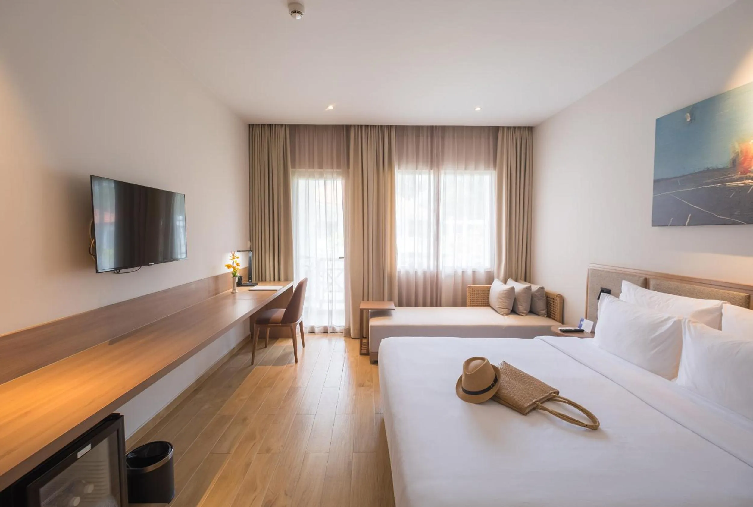 Bedroom, Bed in Minera Hot Springs Binh Chau