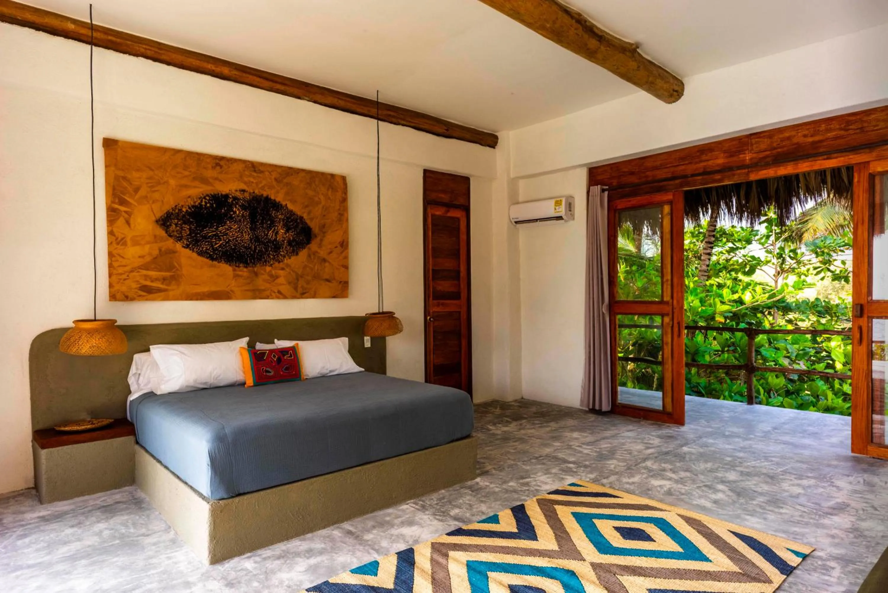 Bedroom, Bed in Finca Barlovento Maloka, Tayrona Park