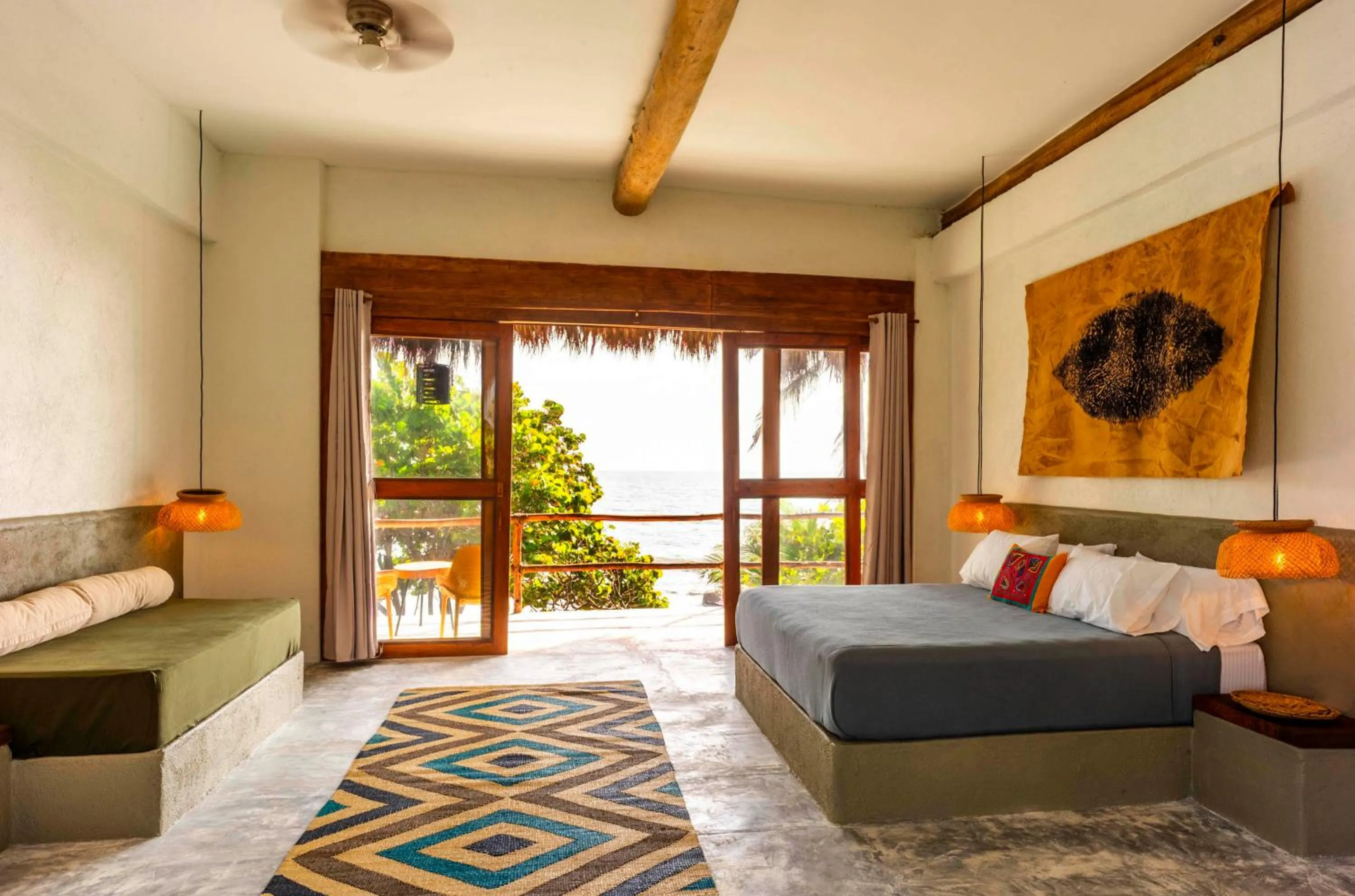 Bedroom, Bed in Finca Barlovento Maloka, Tayrona Park