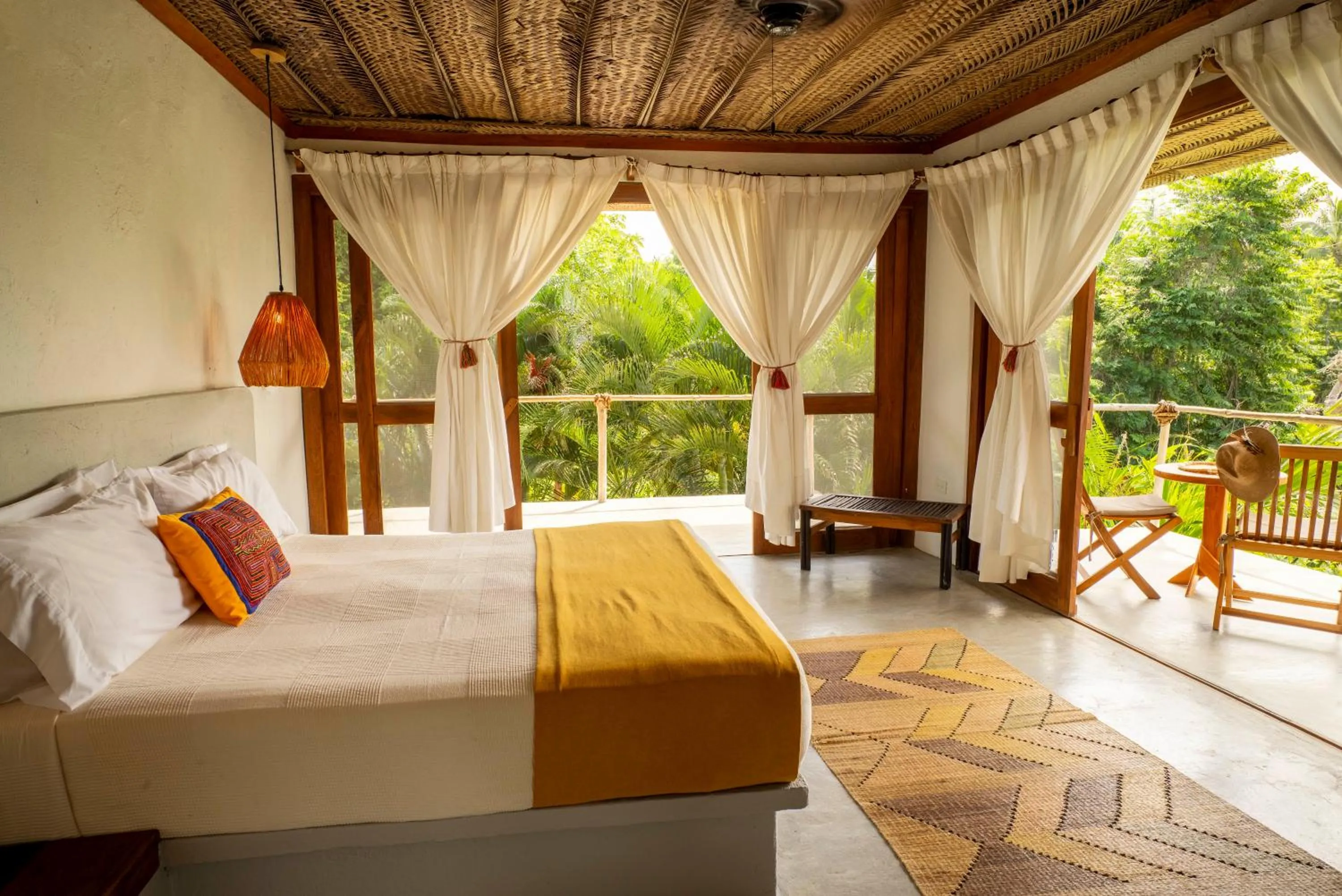 Bed in Finca Barlovento Maloka, Tayrona Park