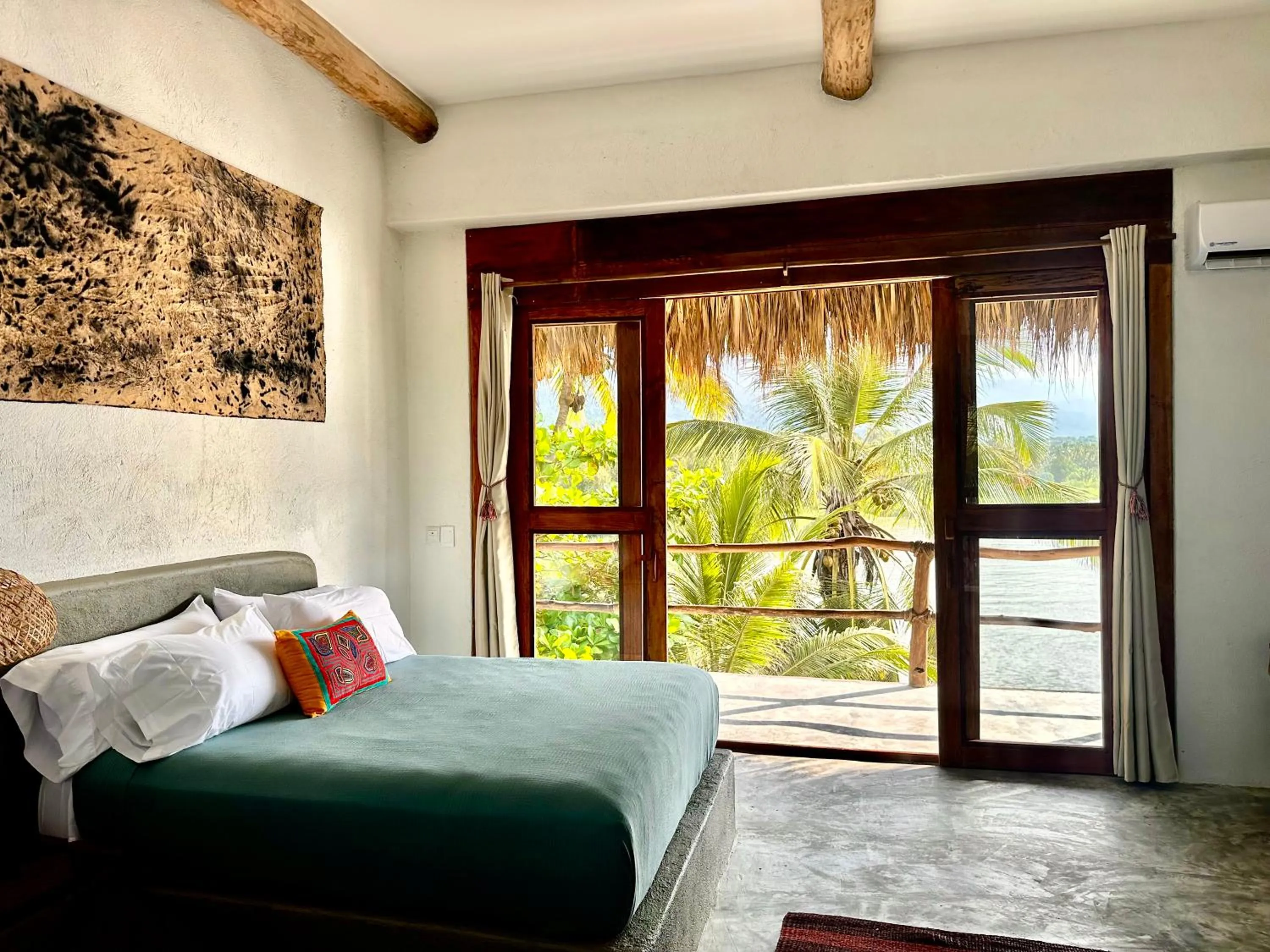 River view, Bed in Finca Barlovento Maloka, Tayrona Park