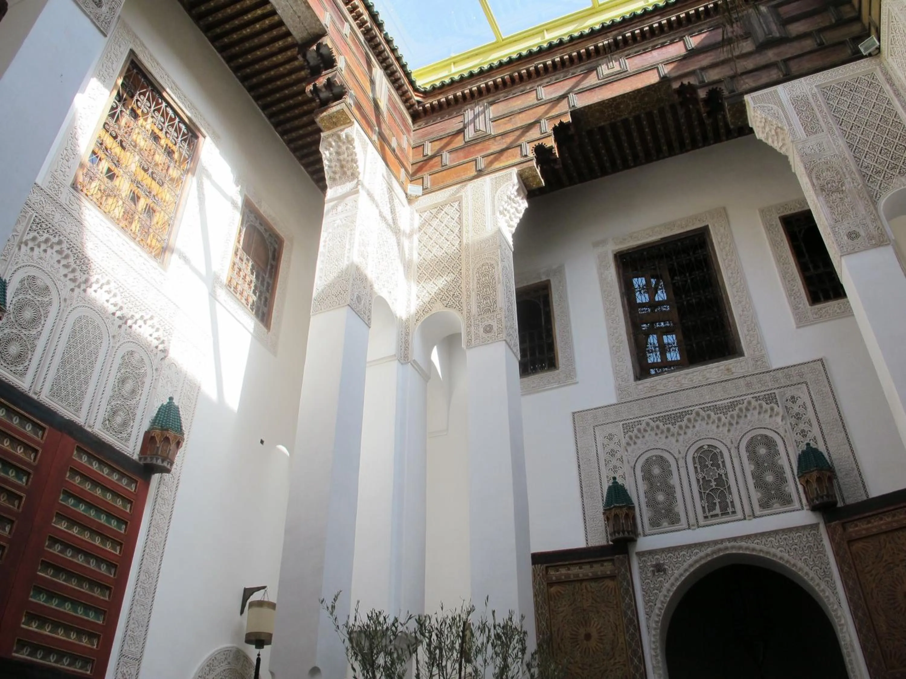 Decorative detail in Dar 7 Louyat