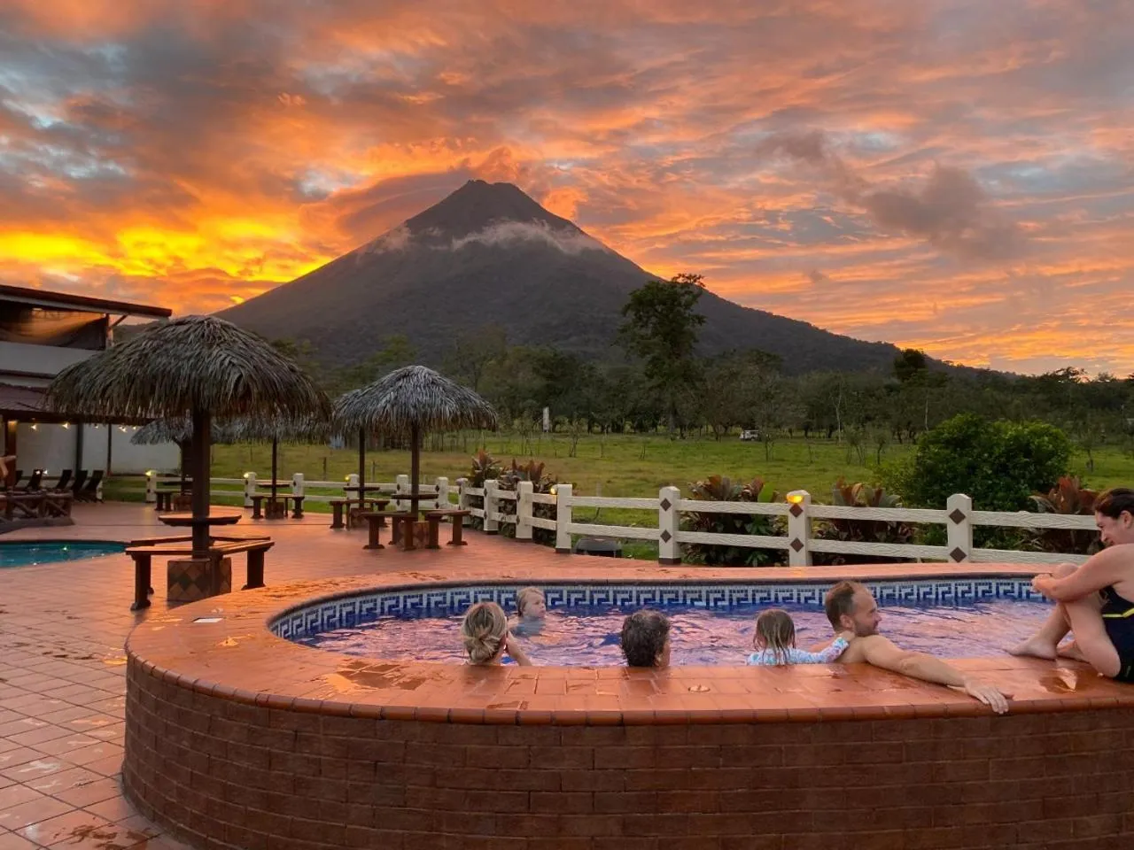 Pool view in Hotel La Pradera del Arenal