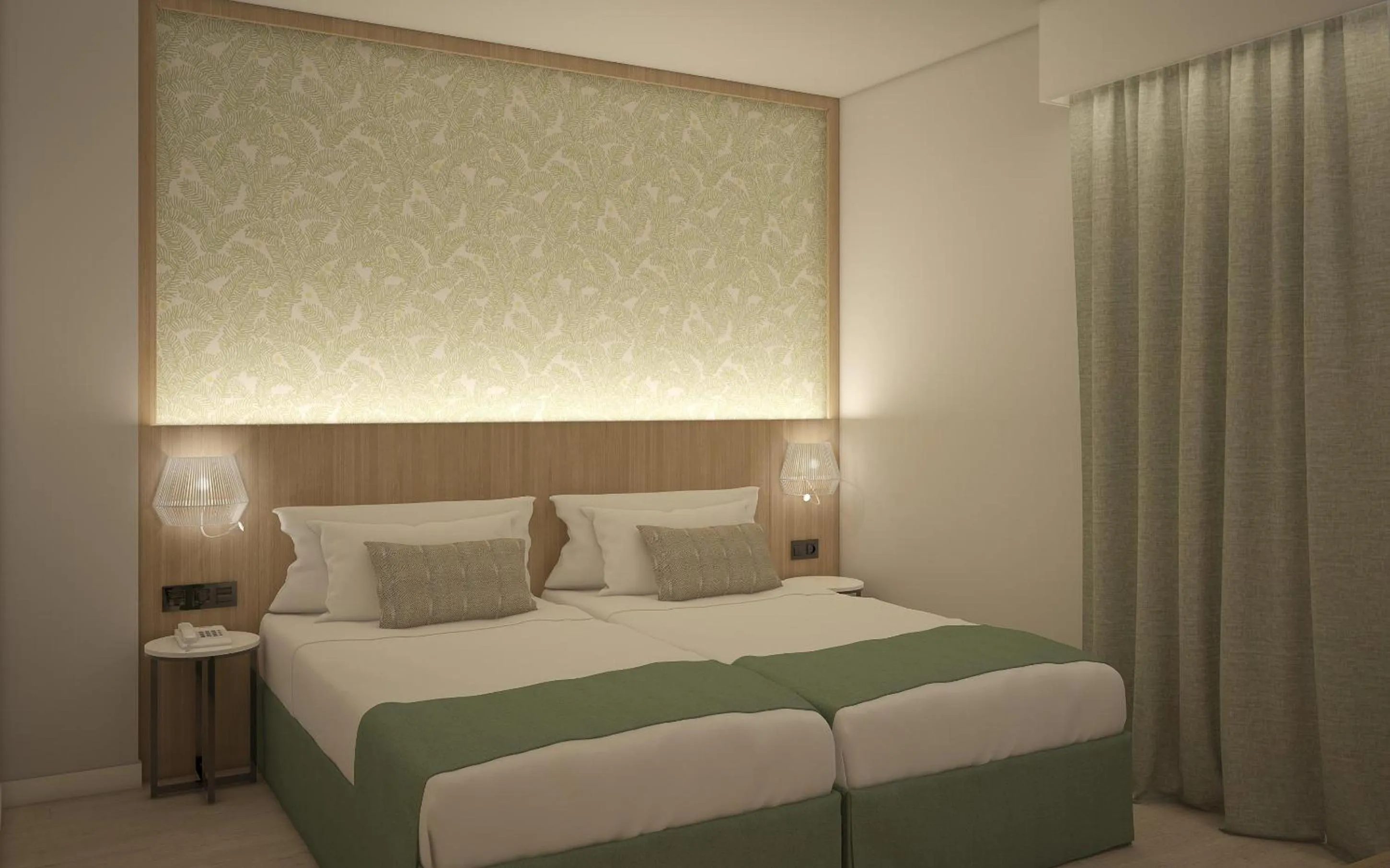 Photo of the whole room, Bed in Sercotel Carlos III