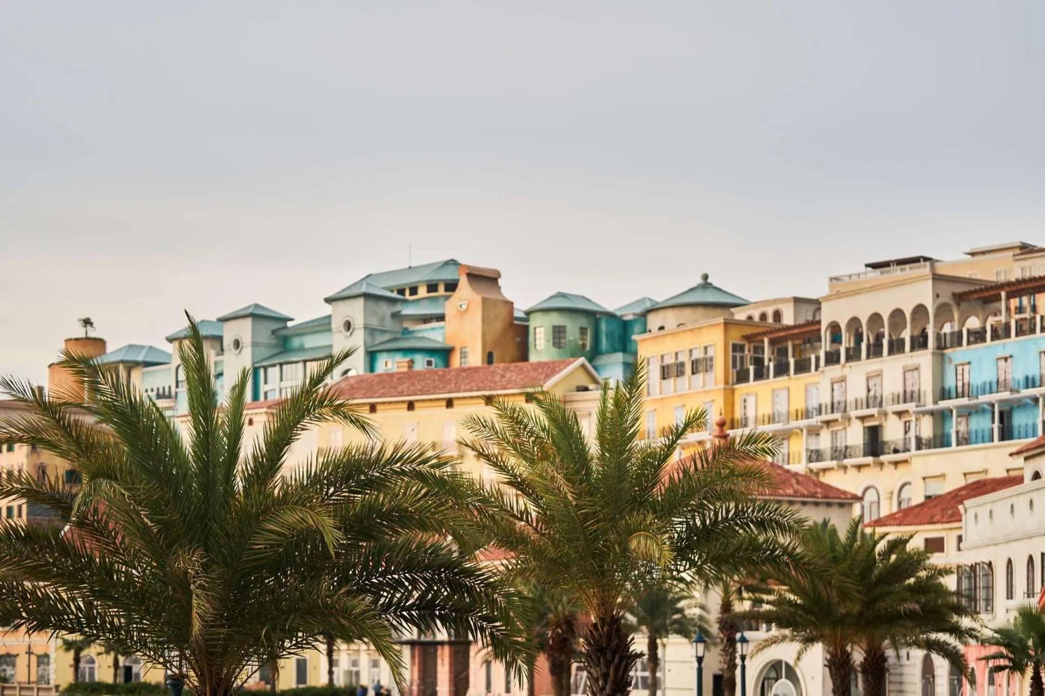 Text overlay in Times Corner Sorrento Hotel - Complimentary Sunset Town Tour 4pm to 5pm everyday