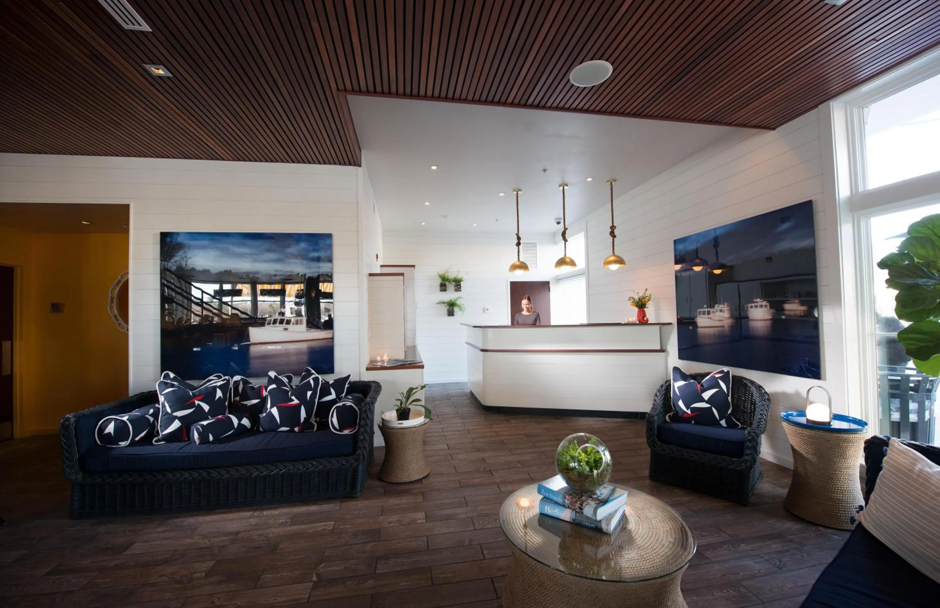 Lobby or reception in The Boathouse