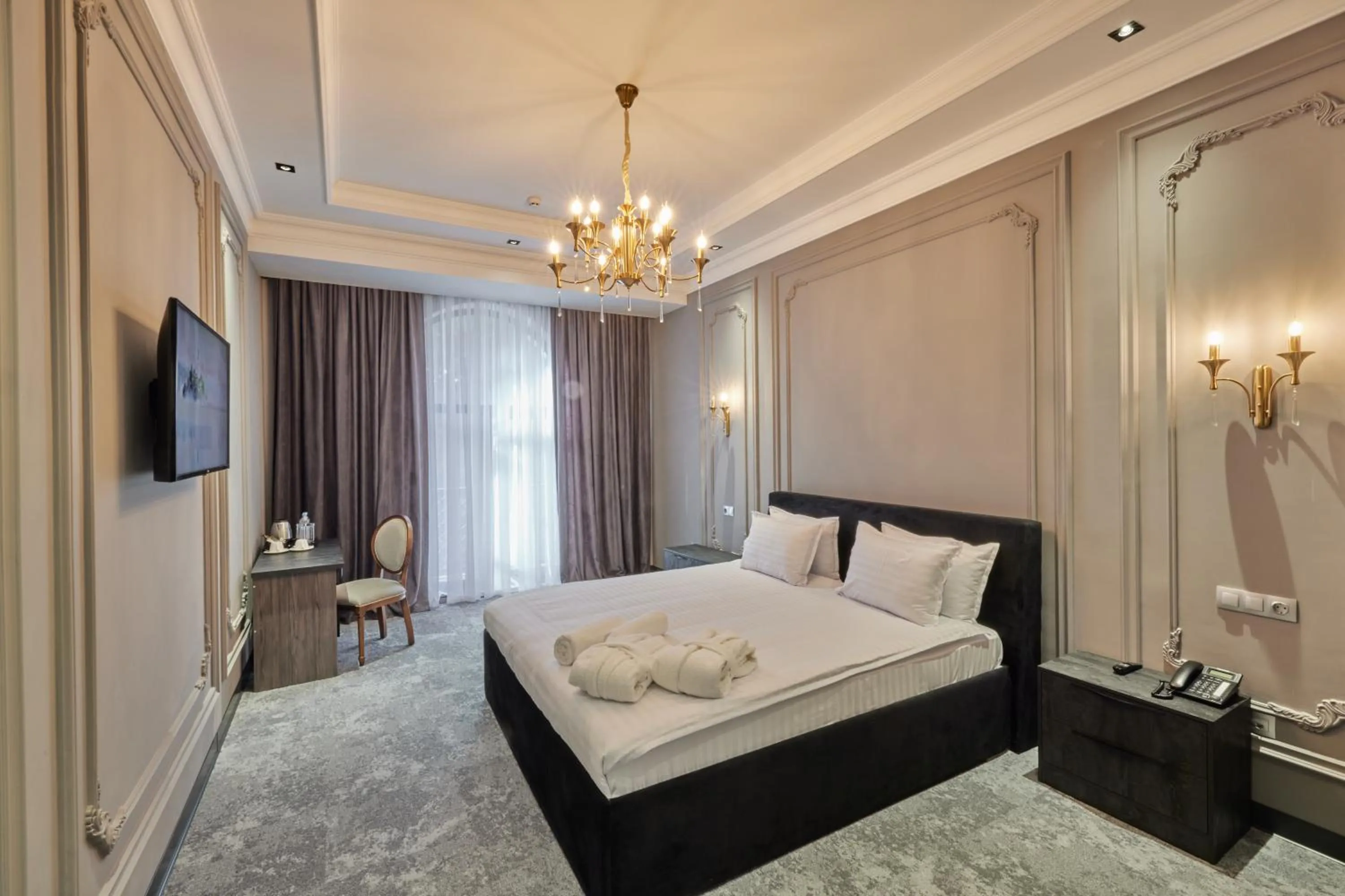 Bed in Continental Hotel Samarkand