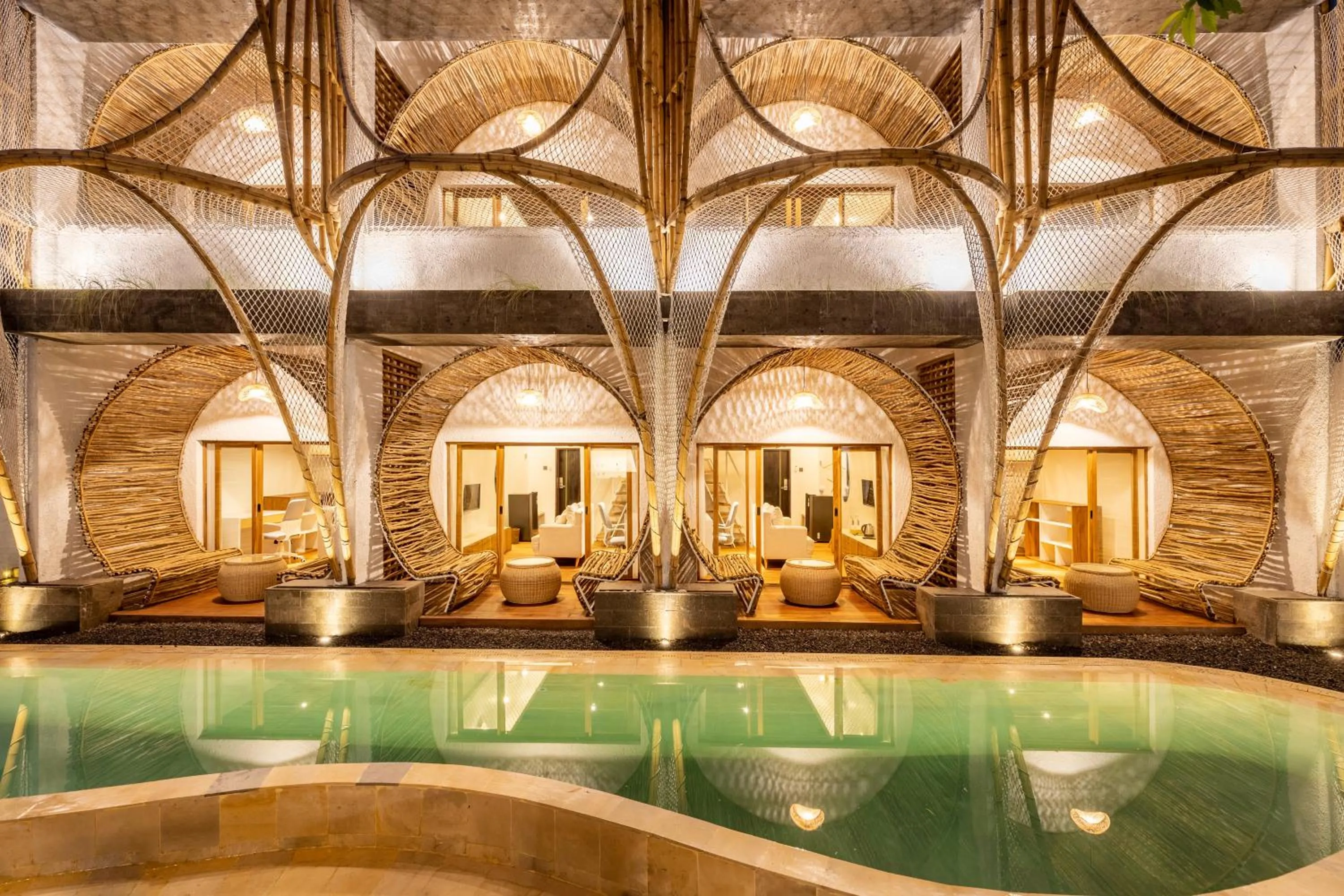 Pool view in Clan Living - The Founder Ubud