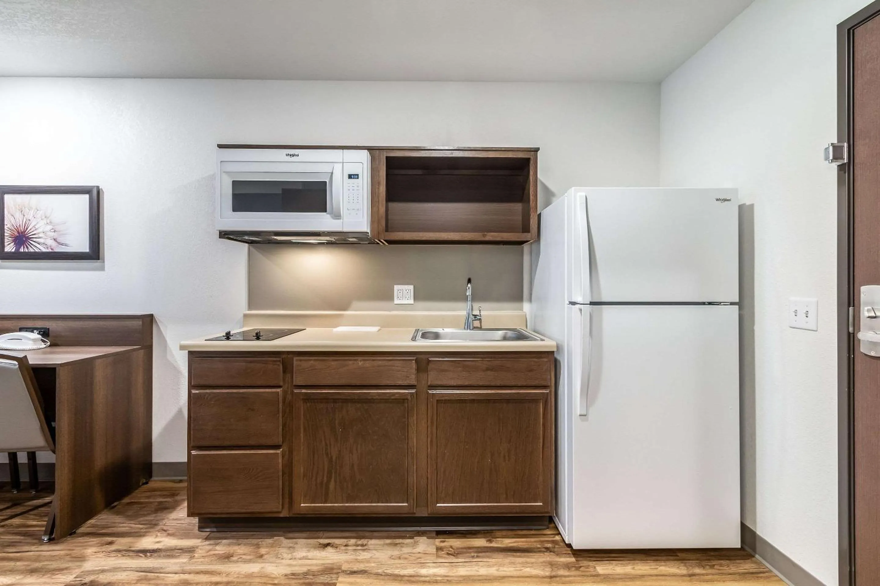 Bedroom in WoodSpring Suites Harrisburg Linglestown