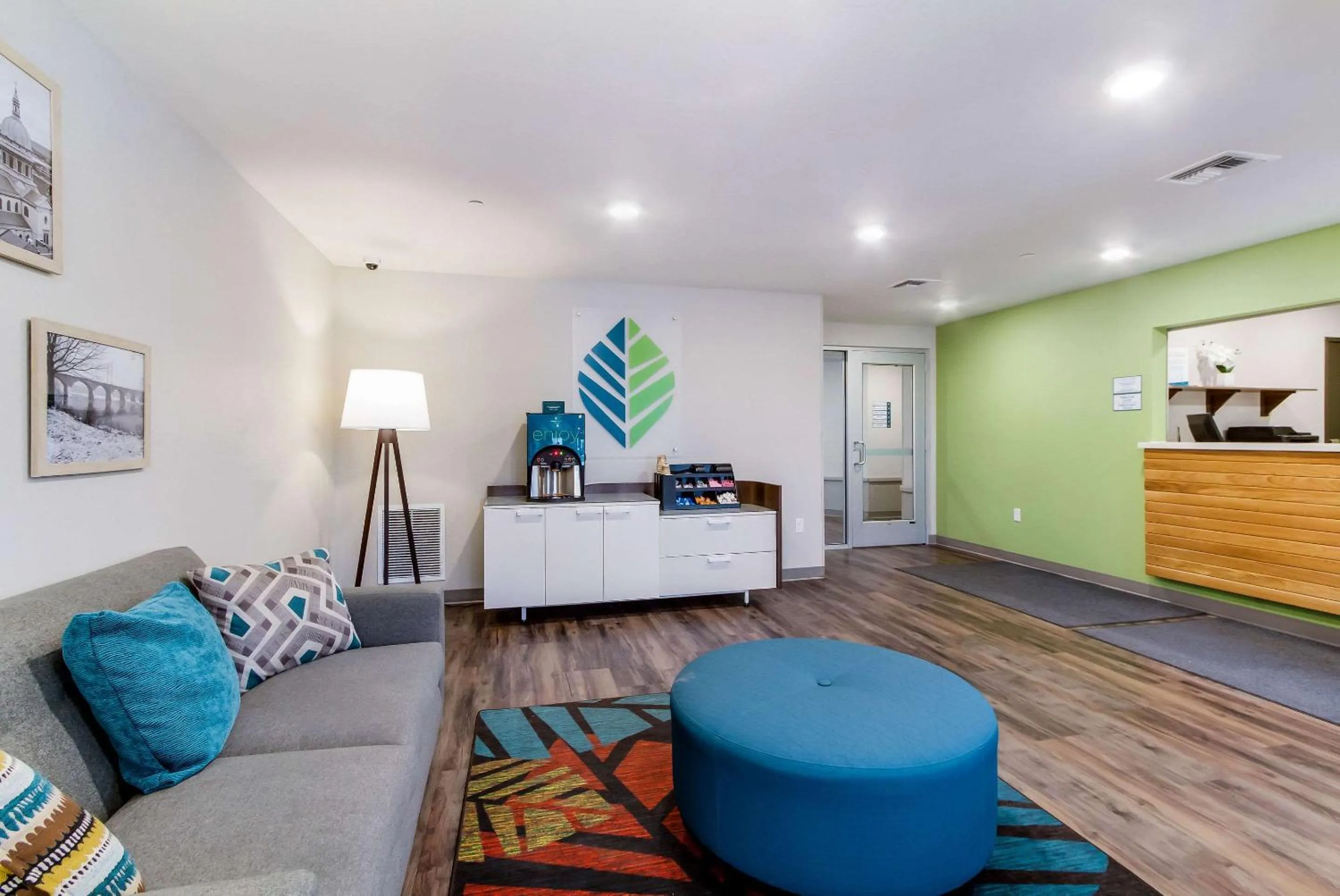 Lobby or reception in WoodSpring Suites Harrisburg Linglestown