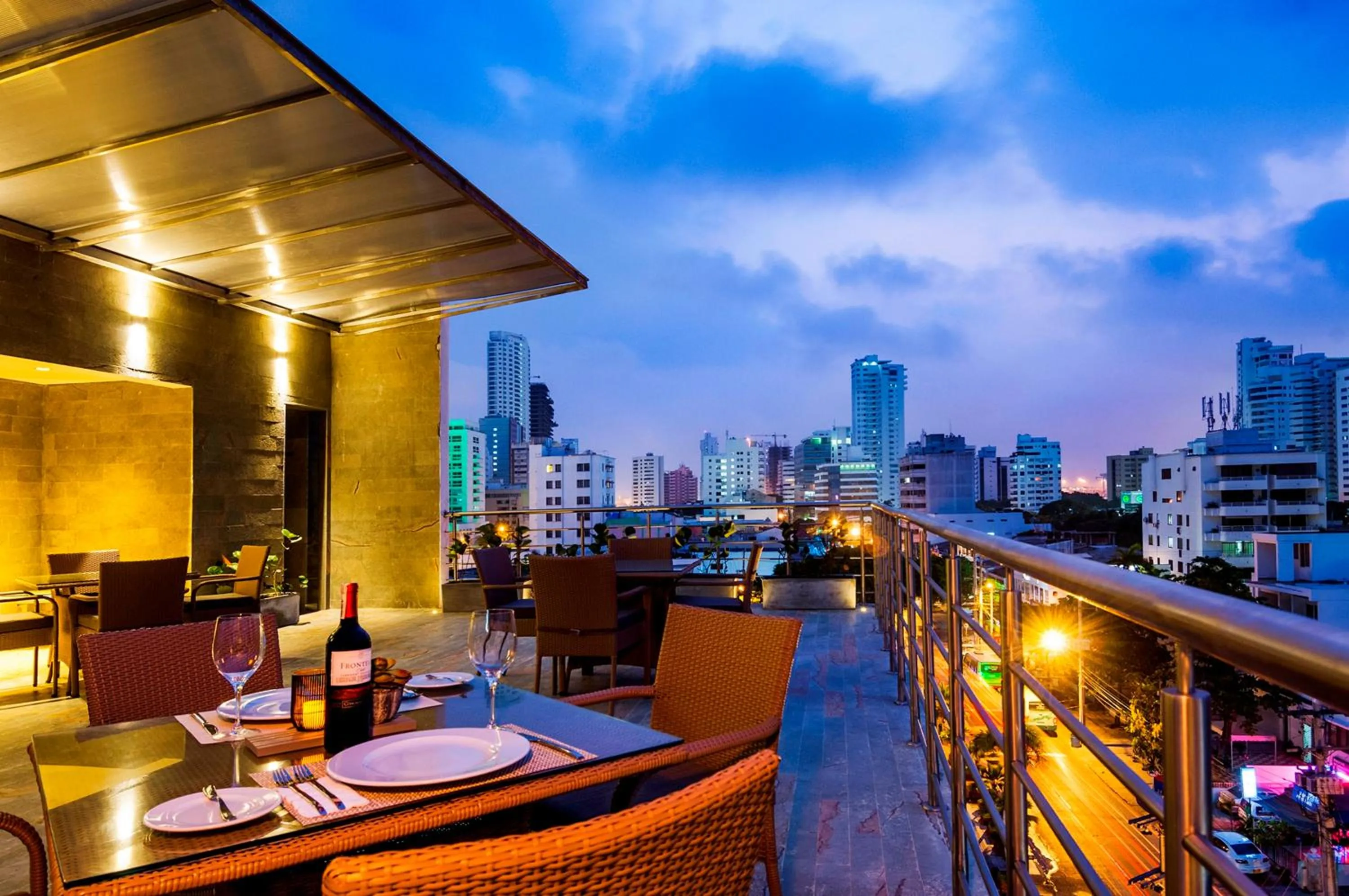 Balcony/Terrace in Oz Hotel Cartagena