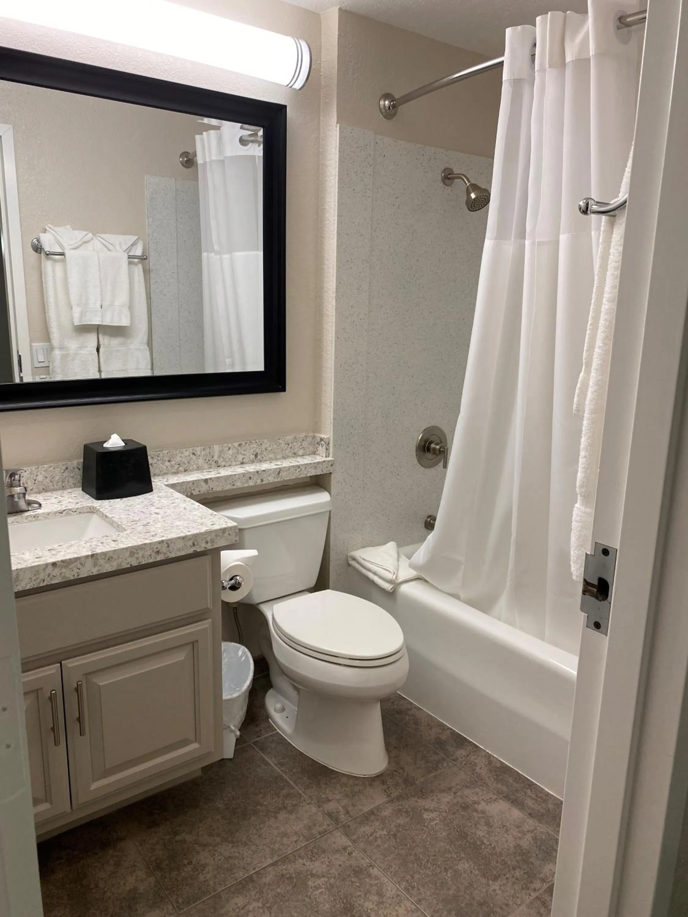 Bathroom in GetAways at Palm Springs Tennis Club