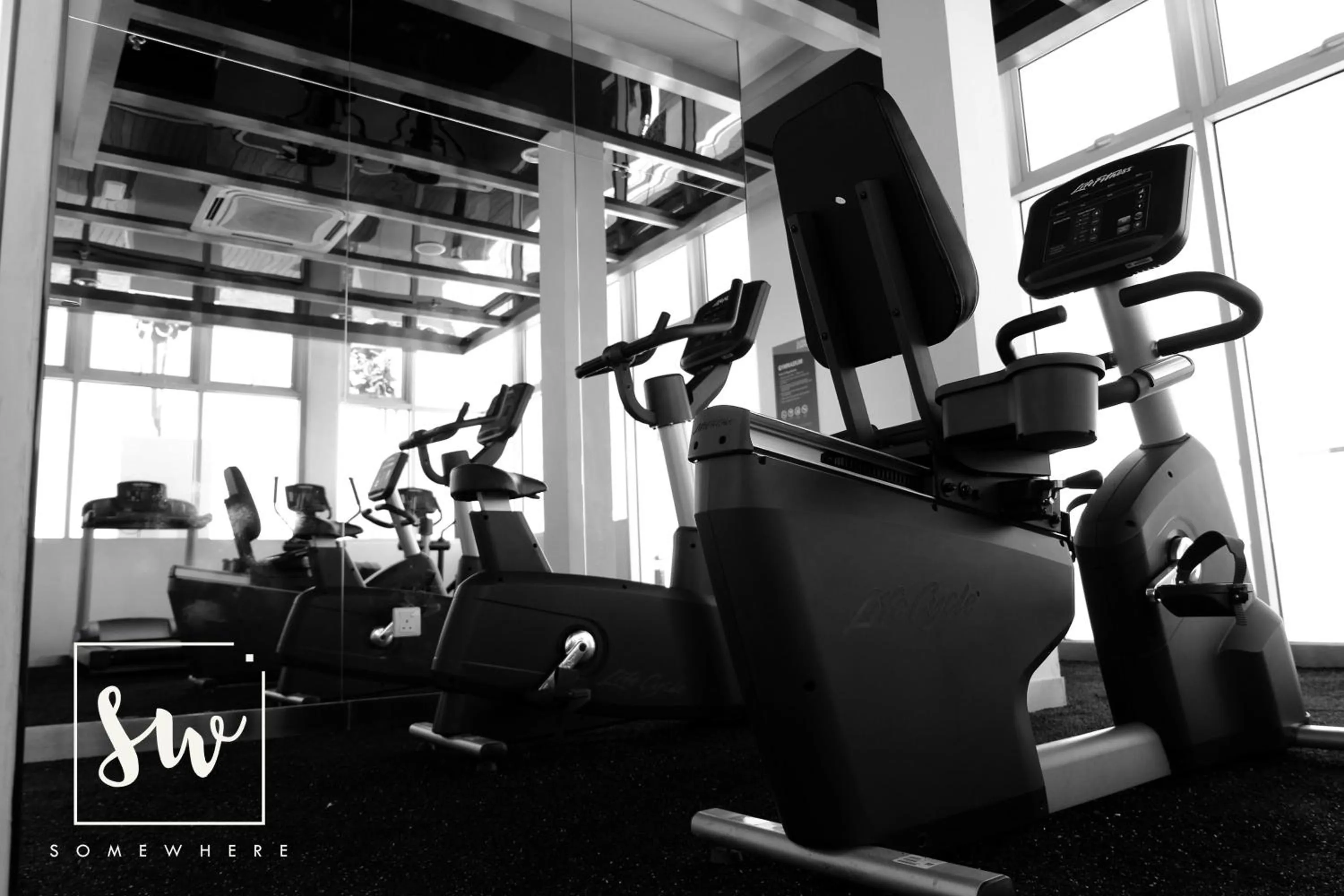 Fitness centre/facilities in Relaxious Homestay with Infinity Pool Sutera Avenue, Kota Kinabalu