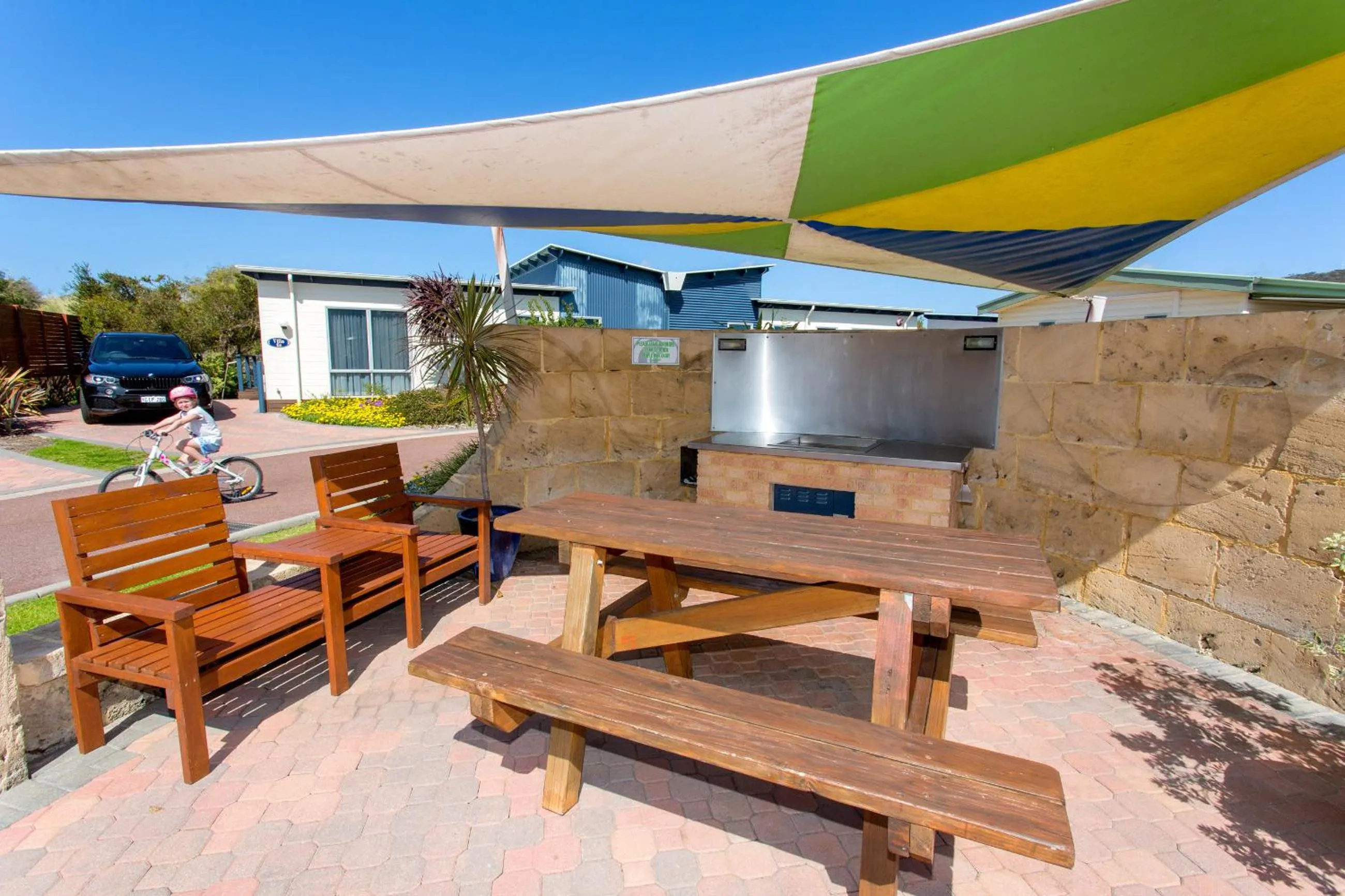 BBQ facilities in BIG4 Middleton Beach Holiday Park
