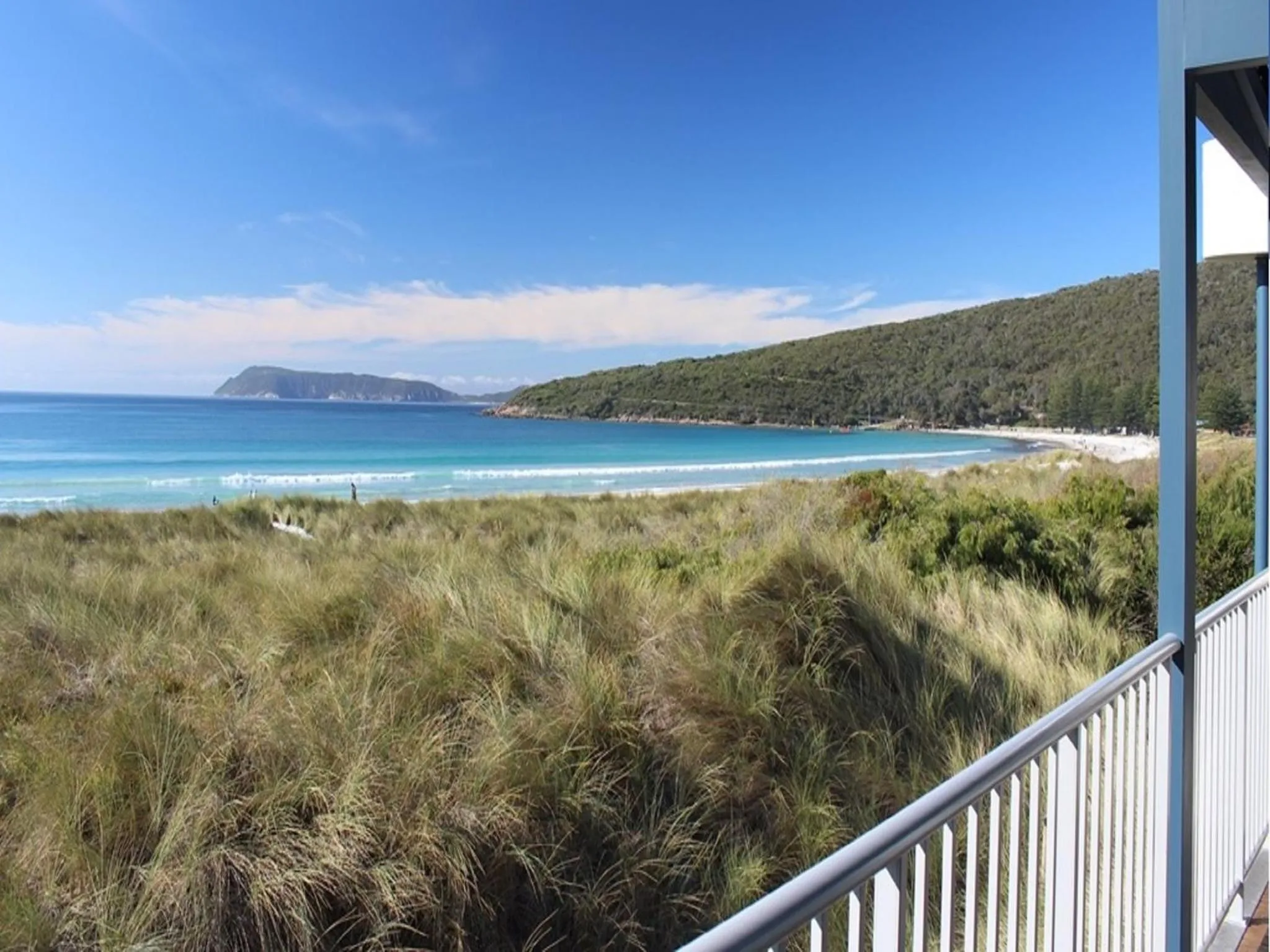 Balcony/Terrace in BIG4 Middleton Beach Holiday Park