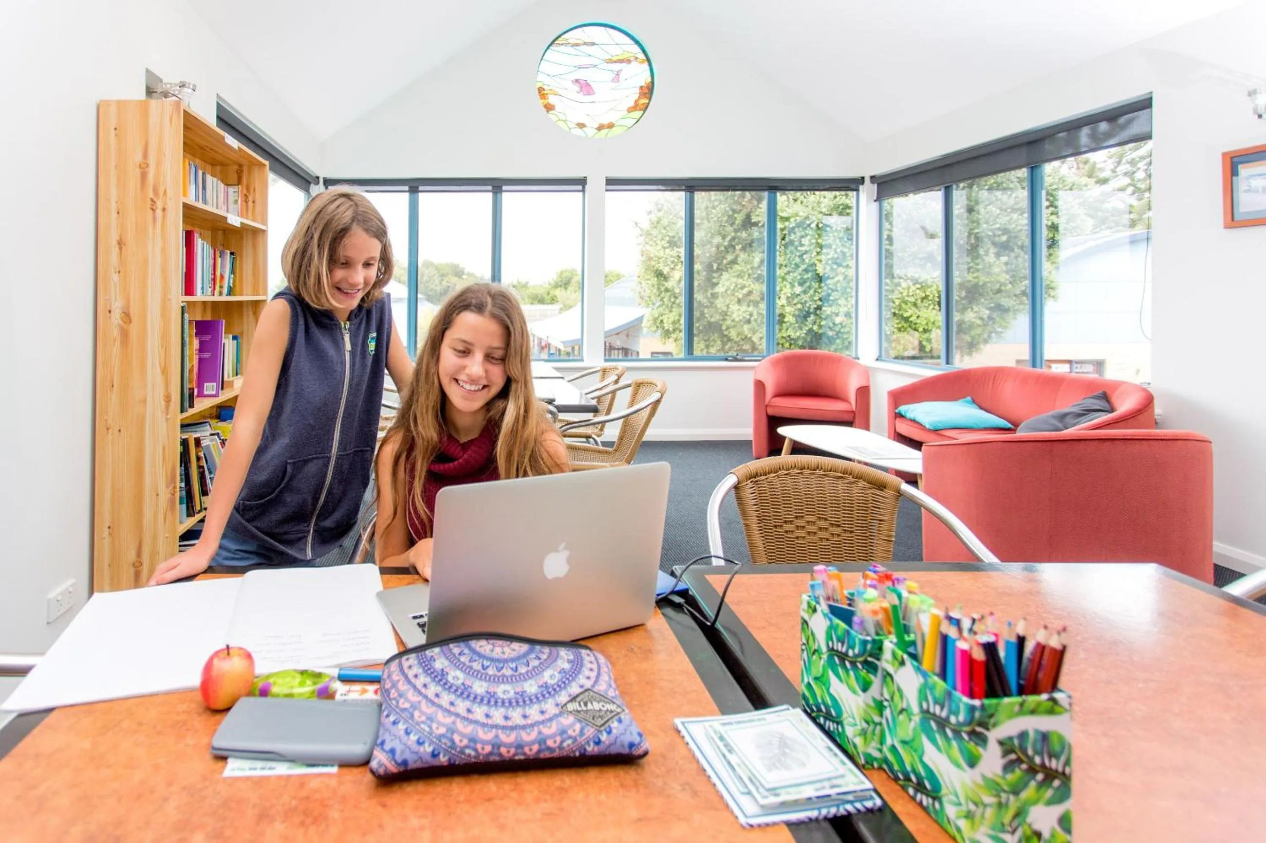 Communal lounge/ TV room in BIG4 Middleton Beach Holiday Park