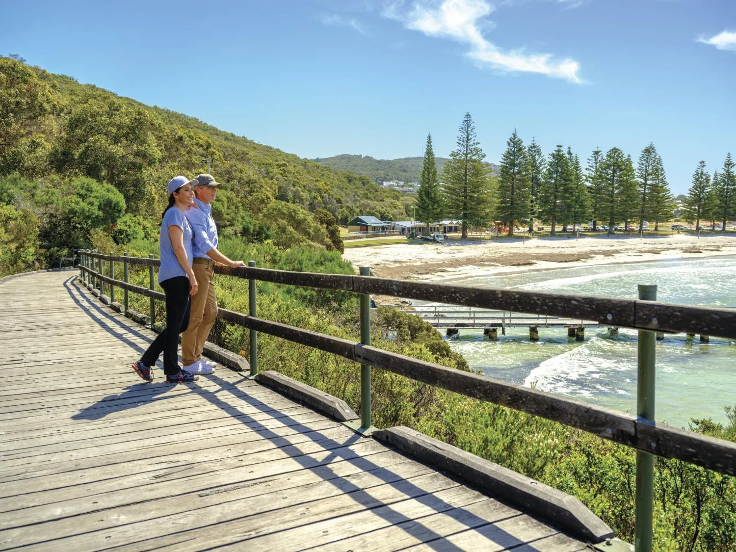 Hiking in BIG4 Middleton Beach Holiday Park