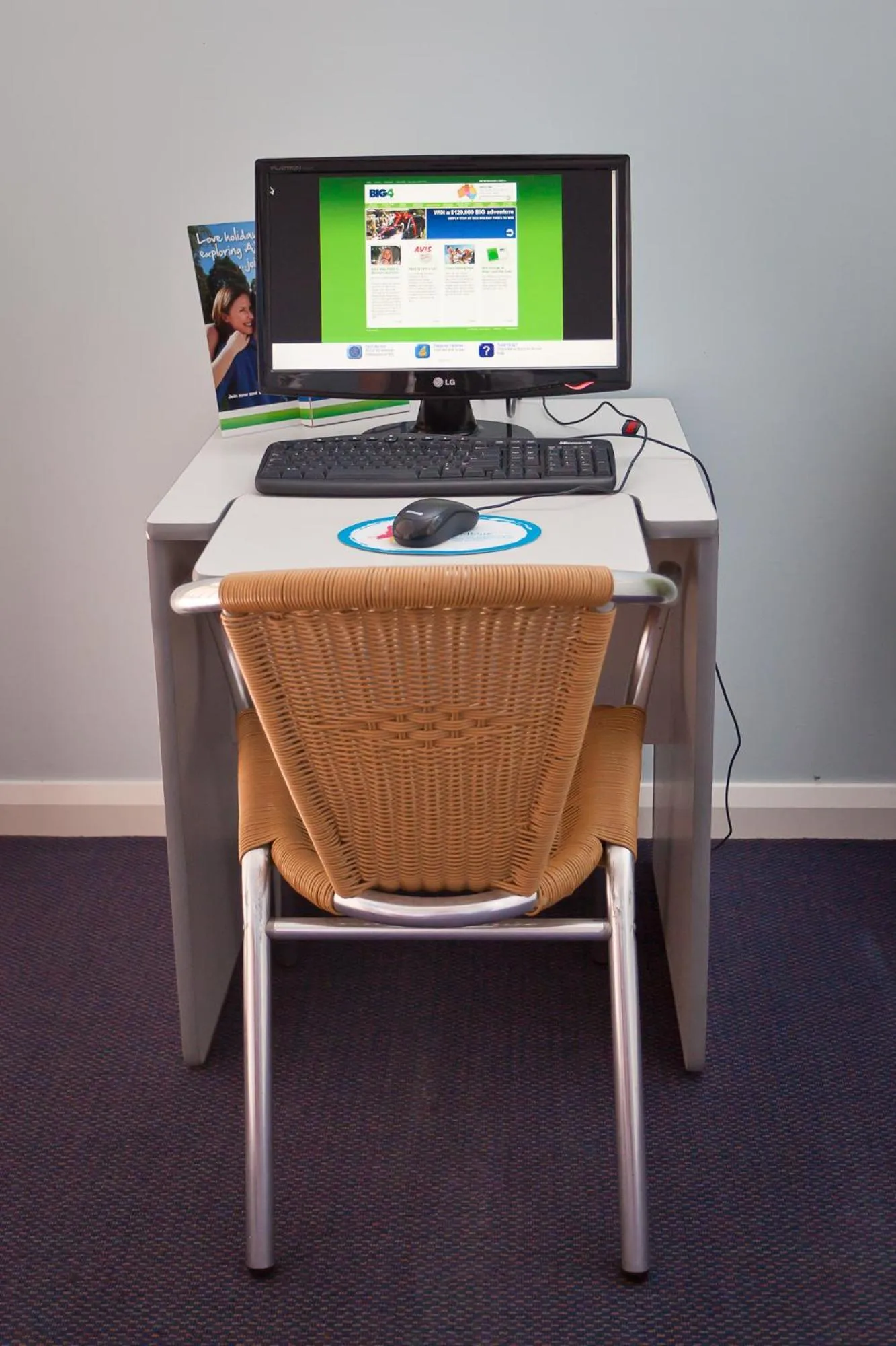 Communal lounge/ TV room in BIG4 Middleton Beach Holiday Park