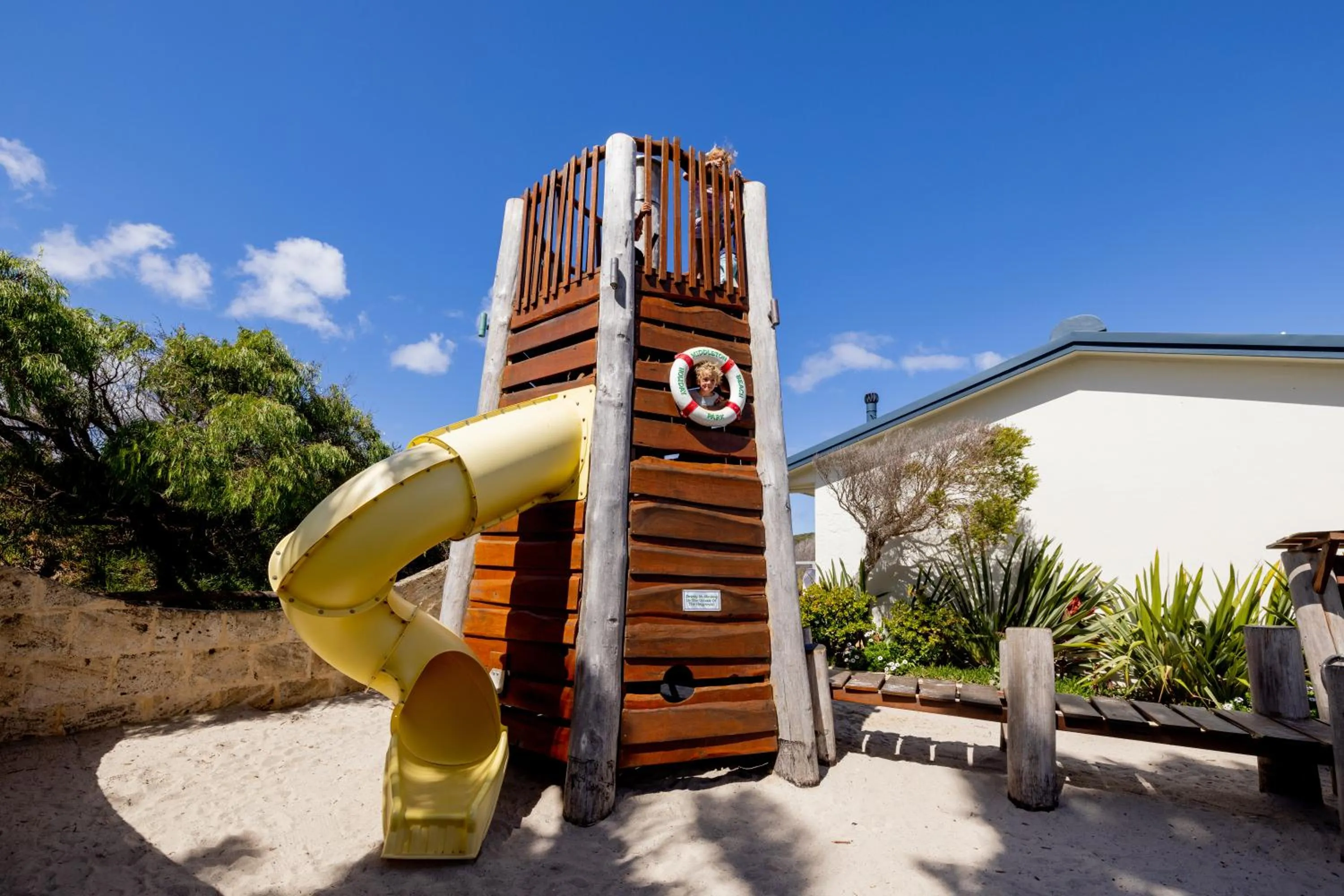 Children play ground in BIG4 Middleton Beach Holiday Park