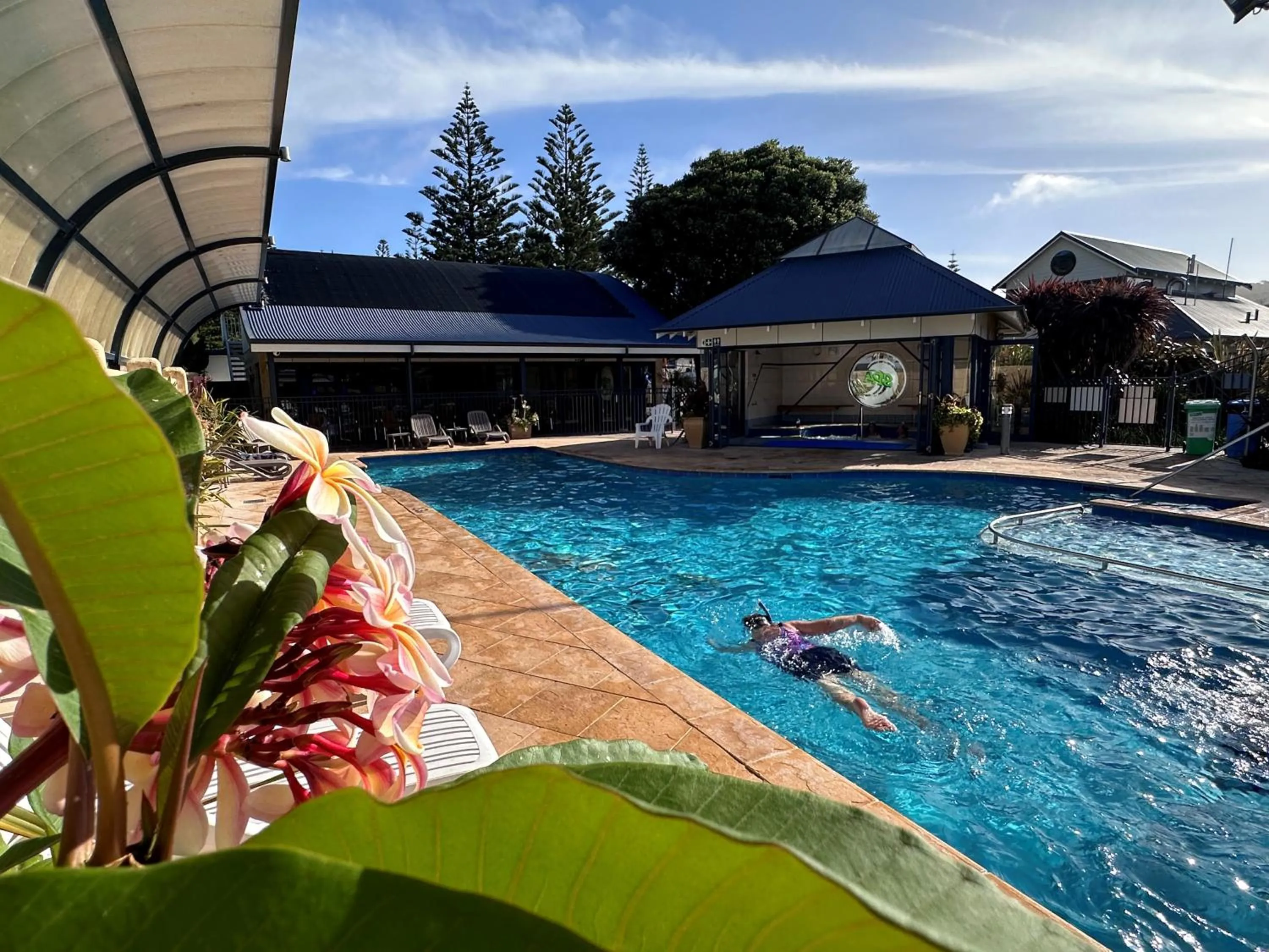 Garden in BIG4 Middleton Beach Holiday Park