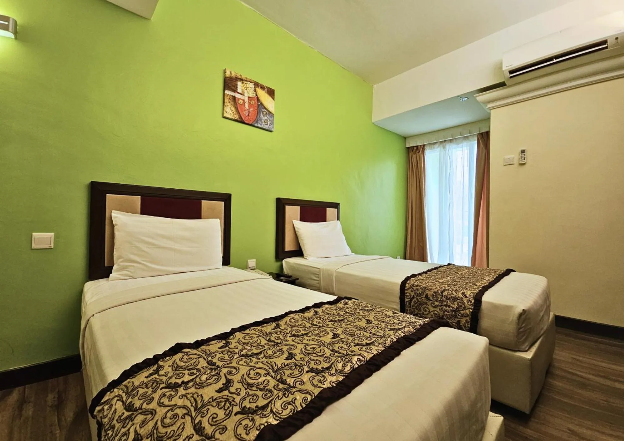 Bed in Hotel Taiping Perdana