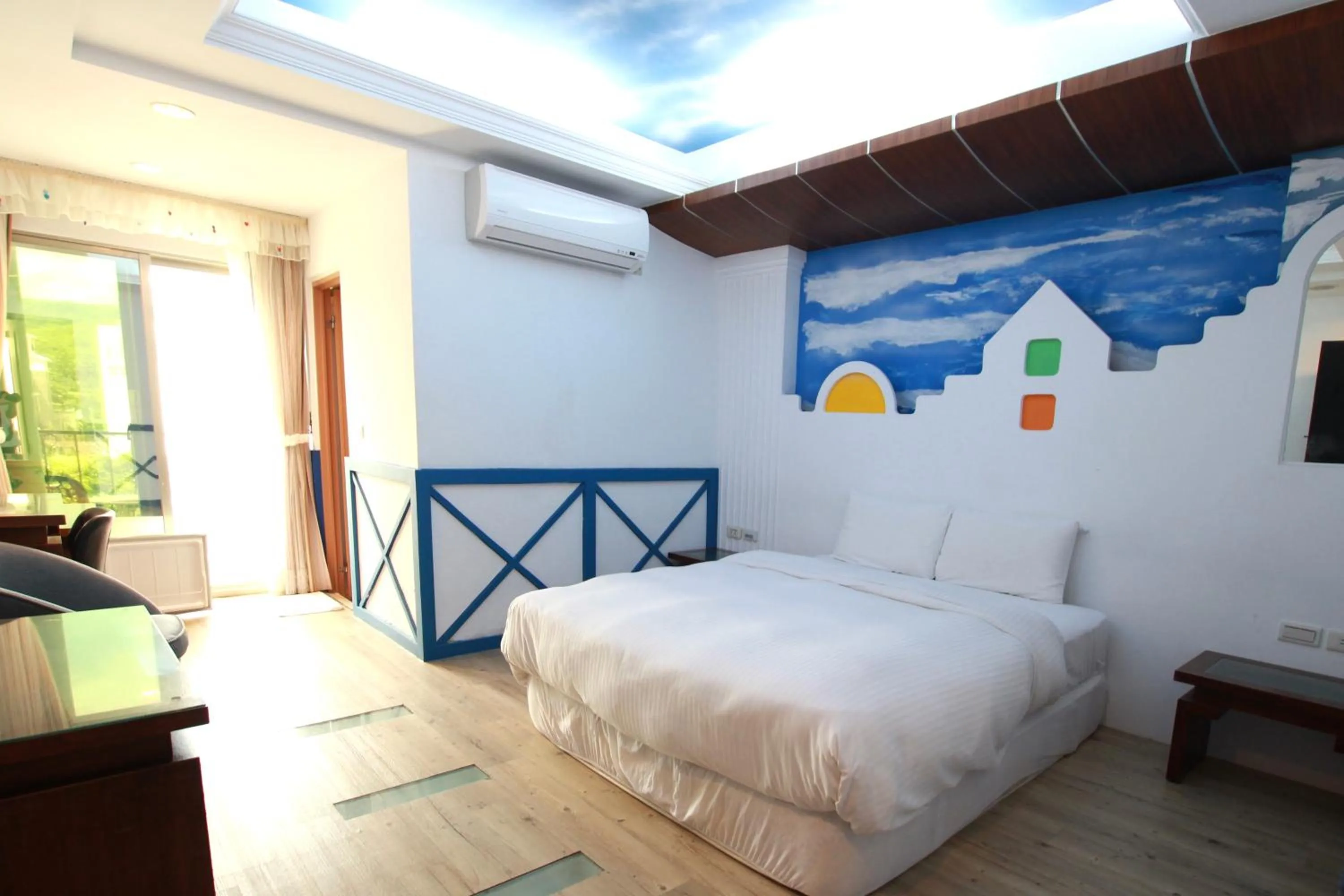 Photo of the whole room, Bed in Seashell Bay 墾丁貝殼灣