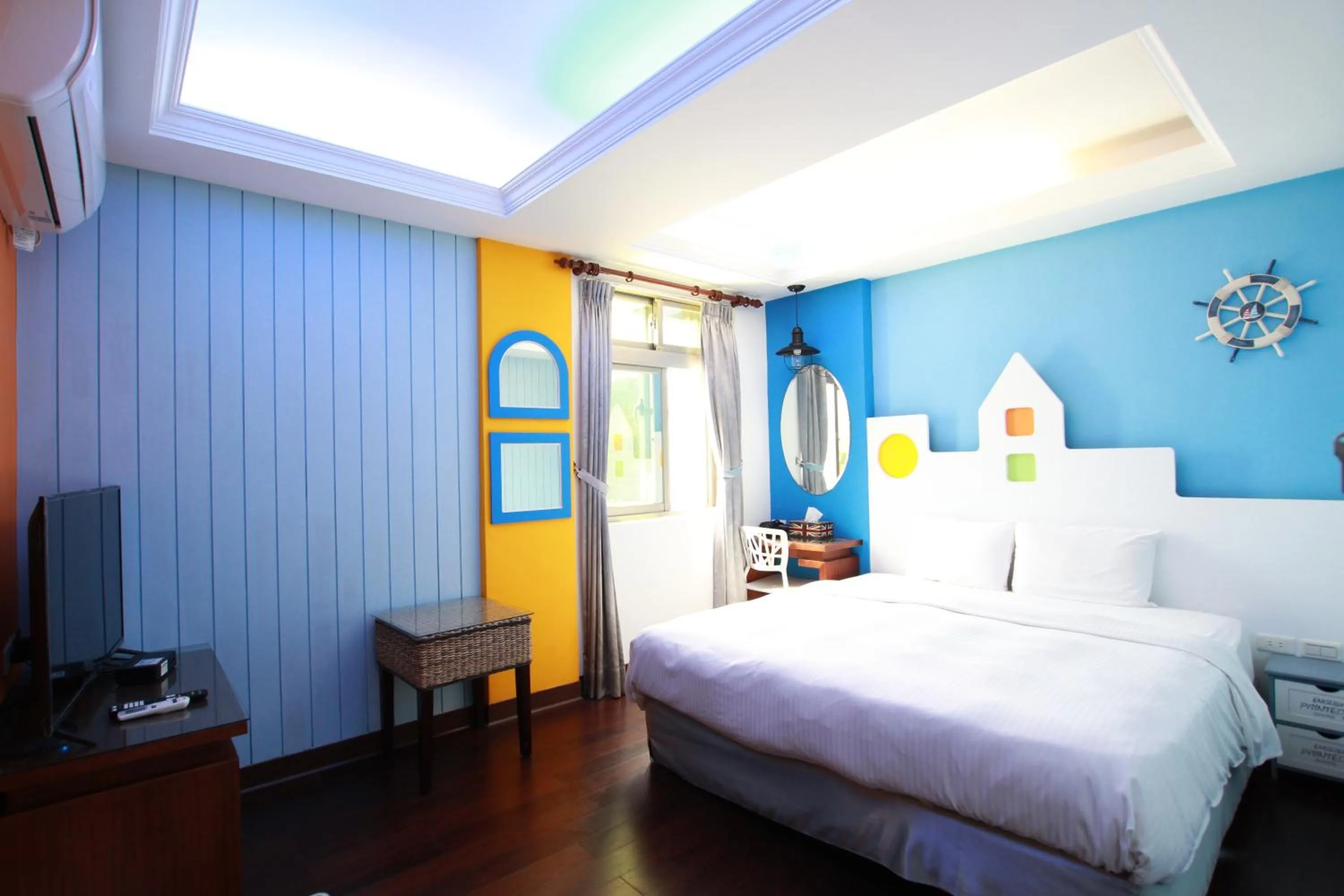 Photo of the whole room, Bed in Seashell Bay 墾丁貝殼灣