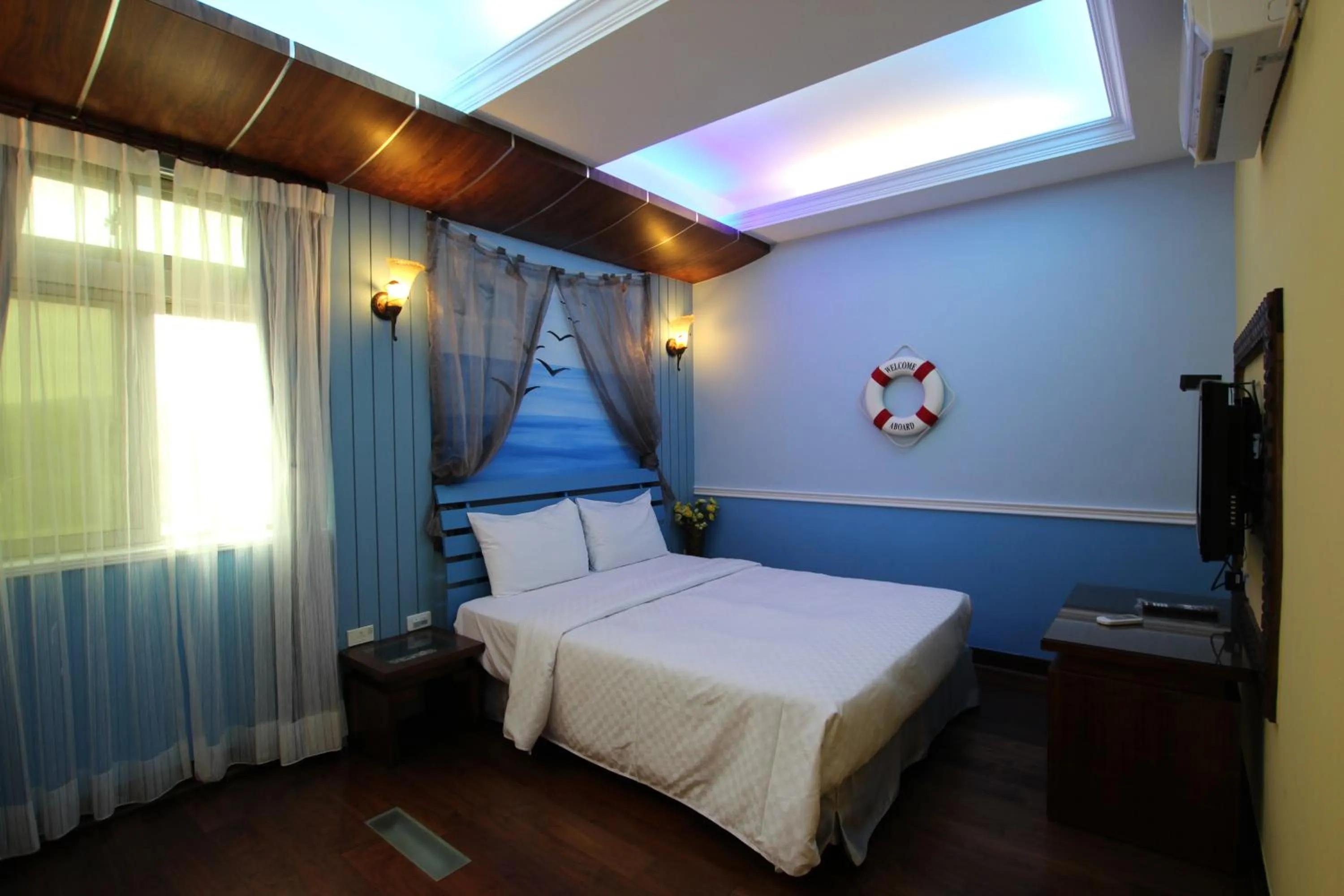 Photo of the whole room, Bed in Seashell Bay 墾丁貝殼灣