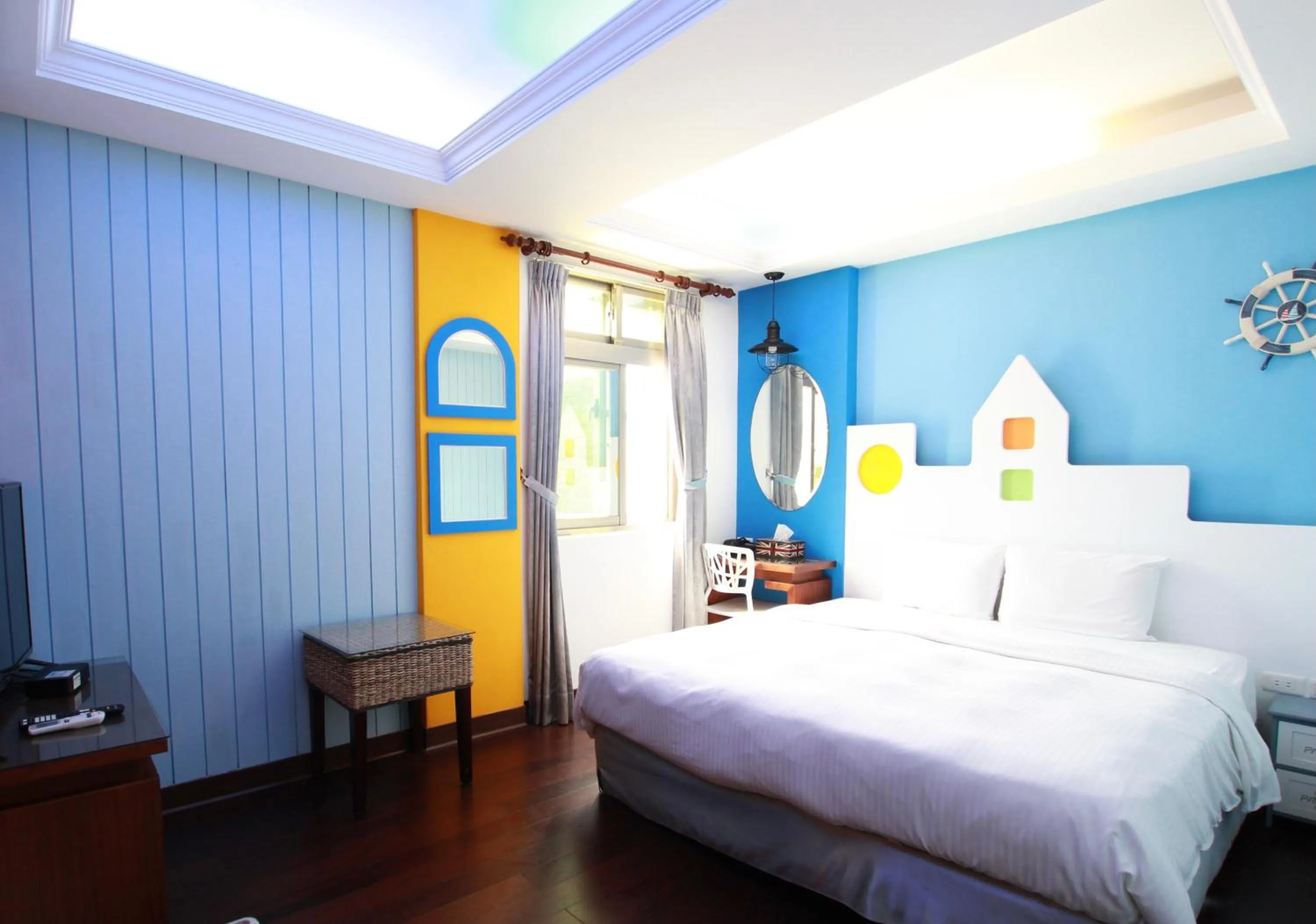 Photo of the whole room, Bed in Seashell Bay 墾丁貝殼灣